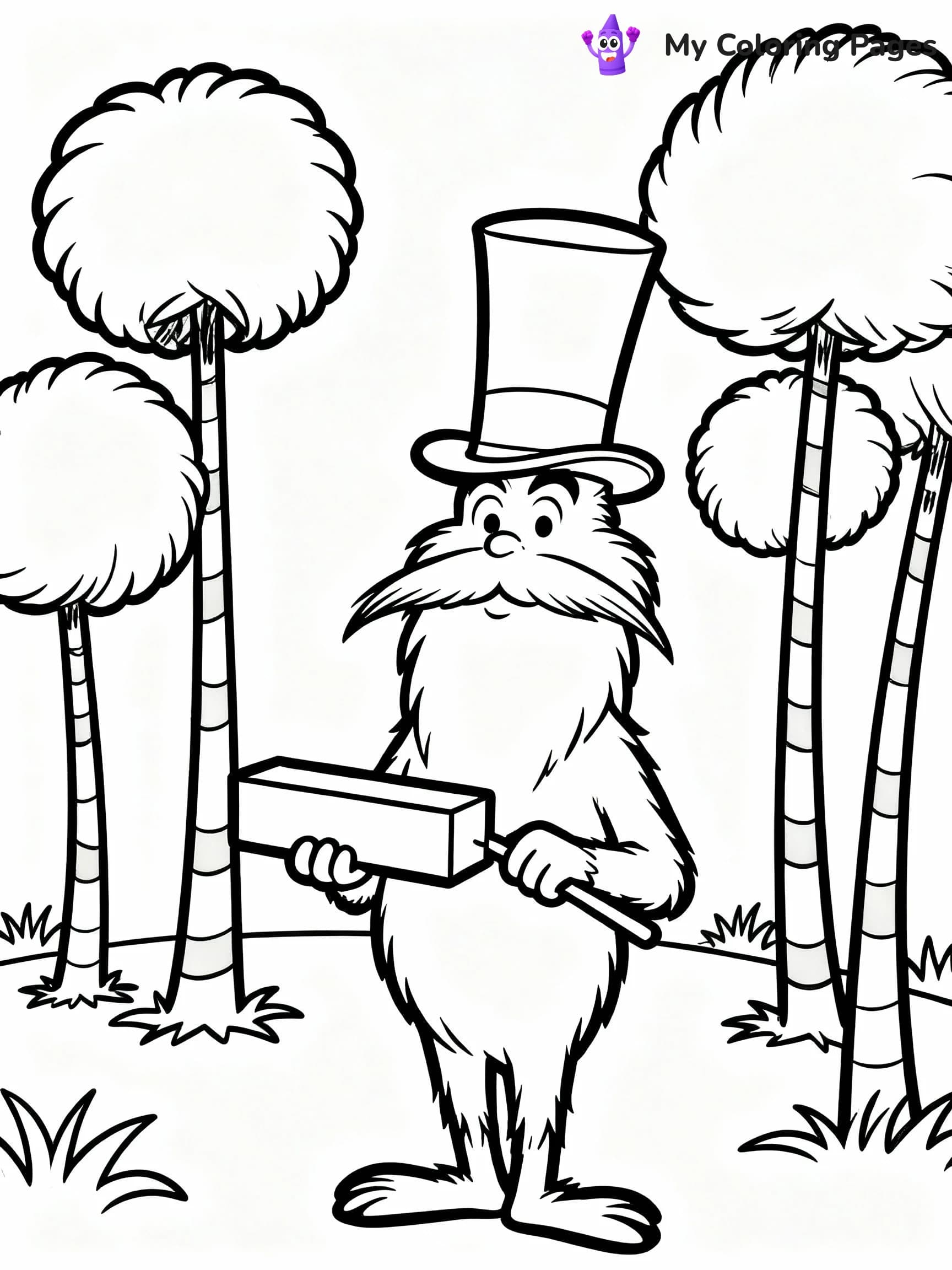 Lorax Coloring Pages - 16