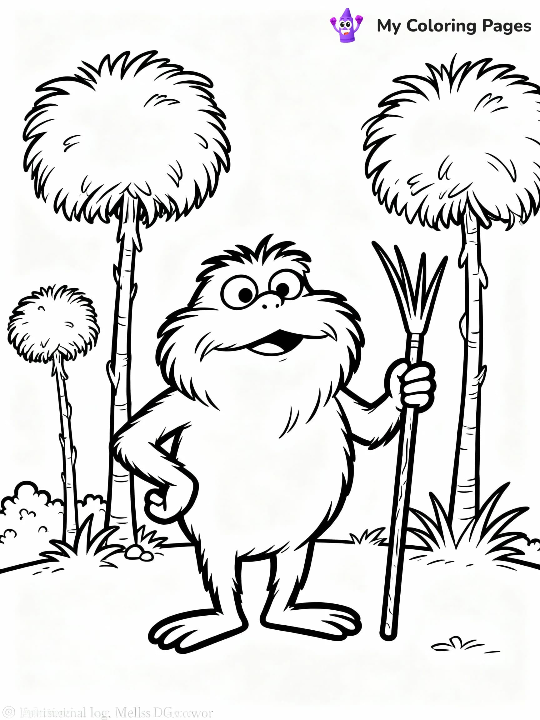 Lorax Coloring Pages - 14