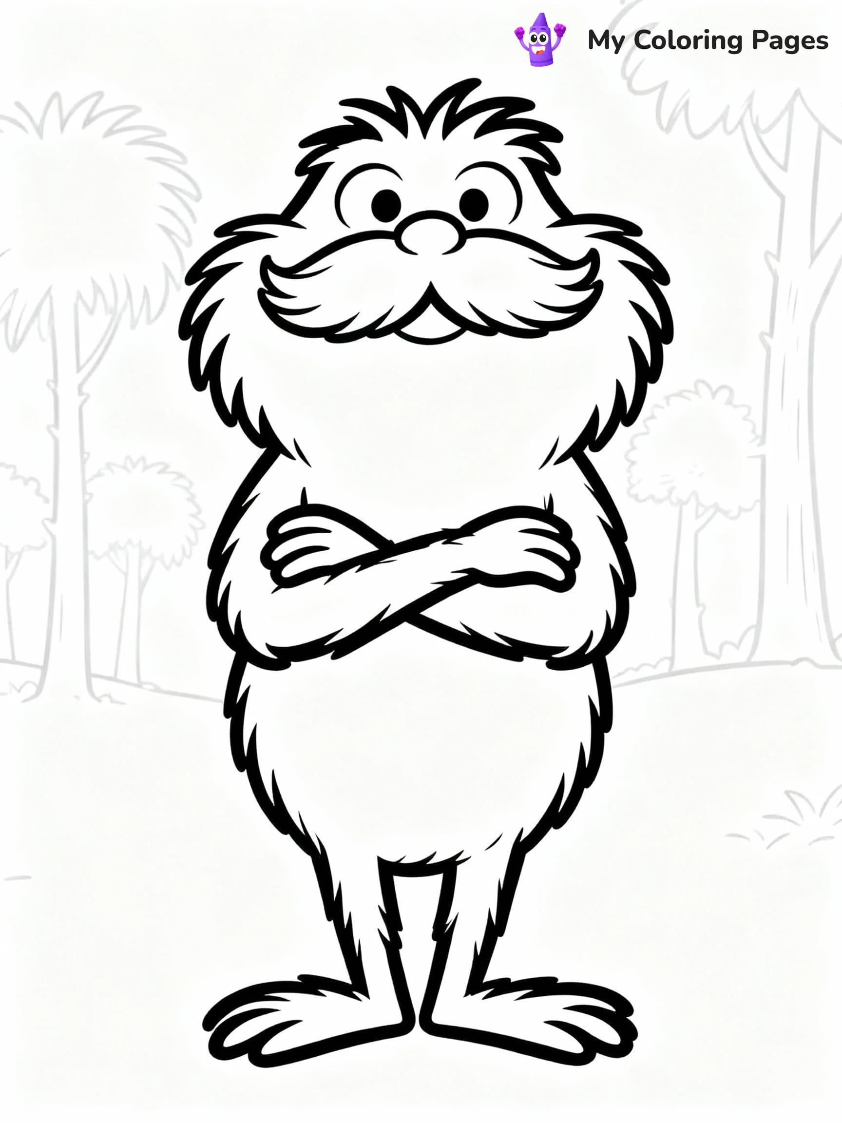 Lorax Coloring Pages - 6