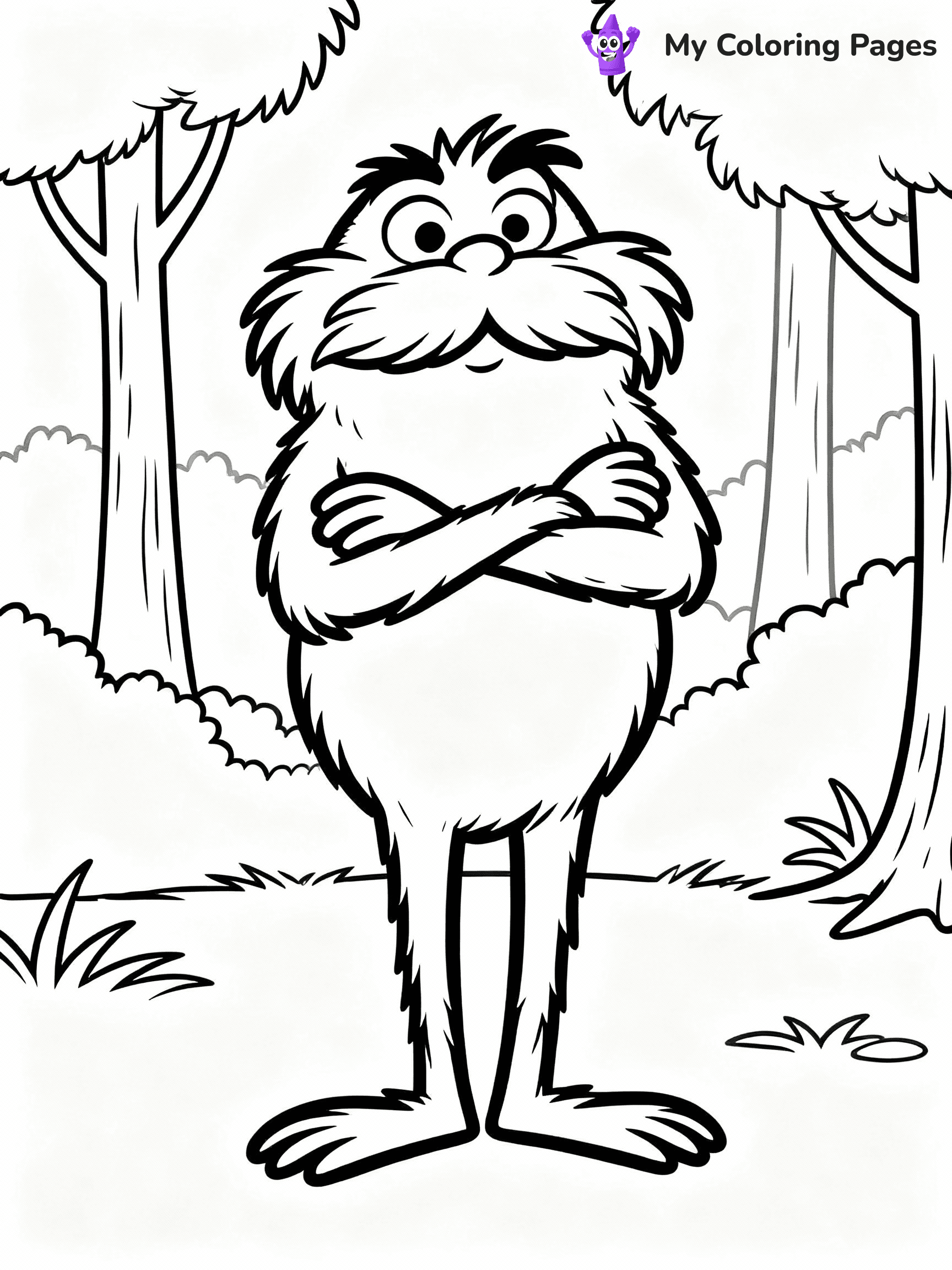 Lorax Coloring Pages - 5