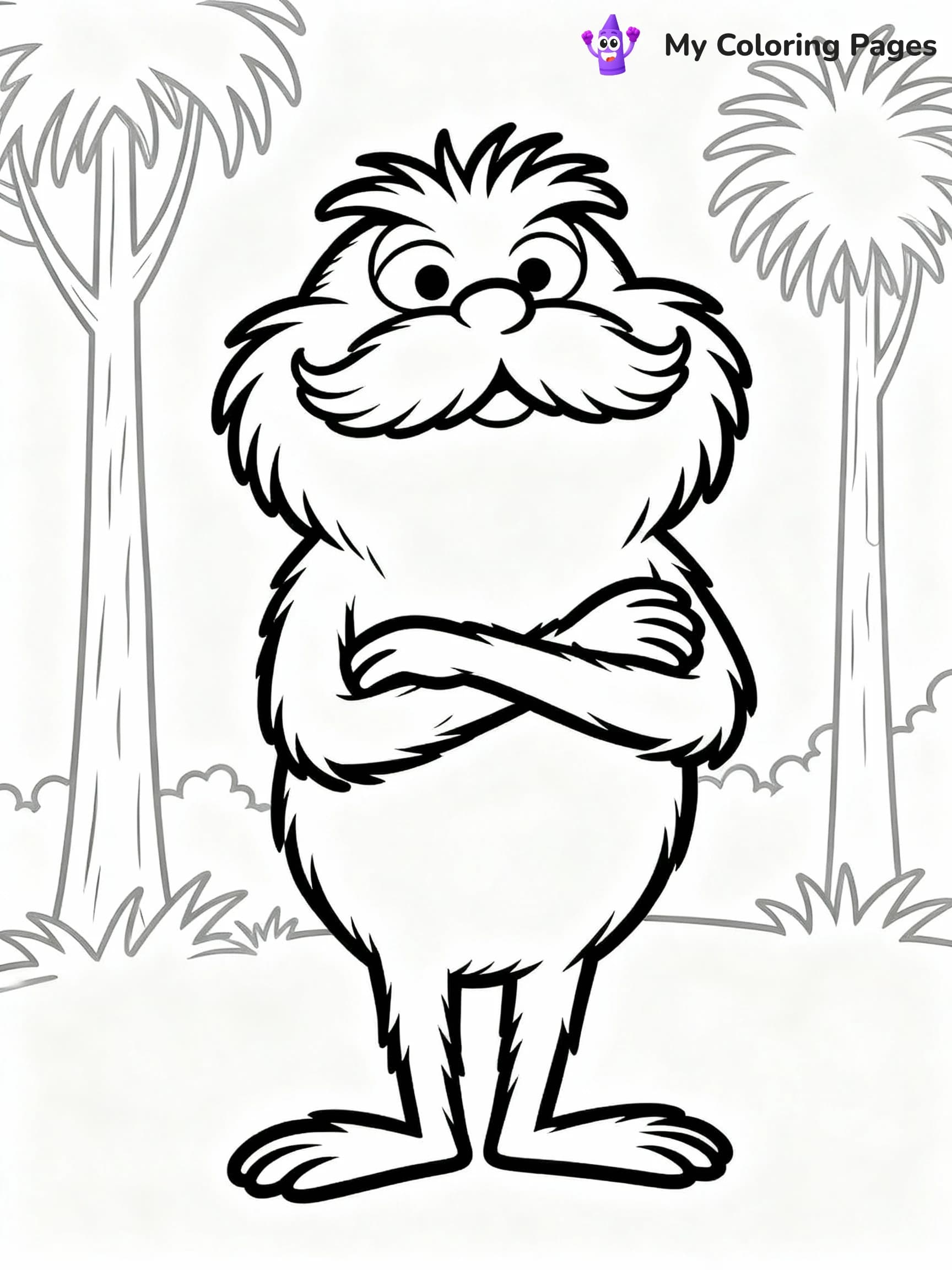 Lorax Coloring Pages - 4