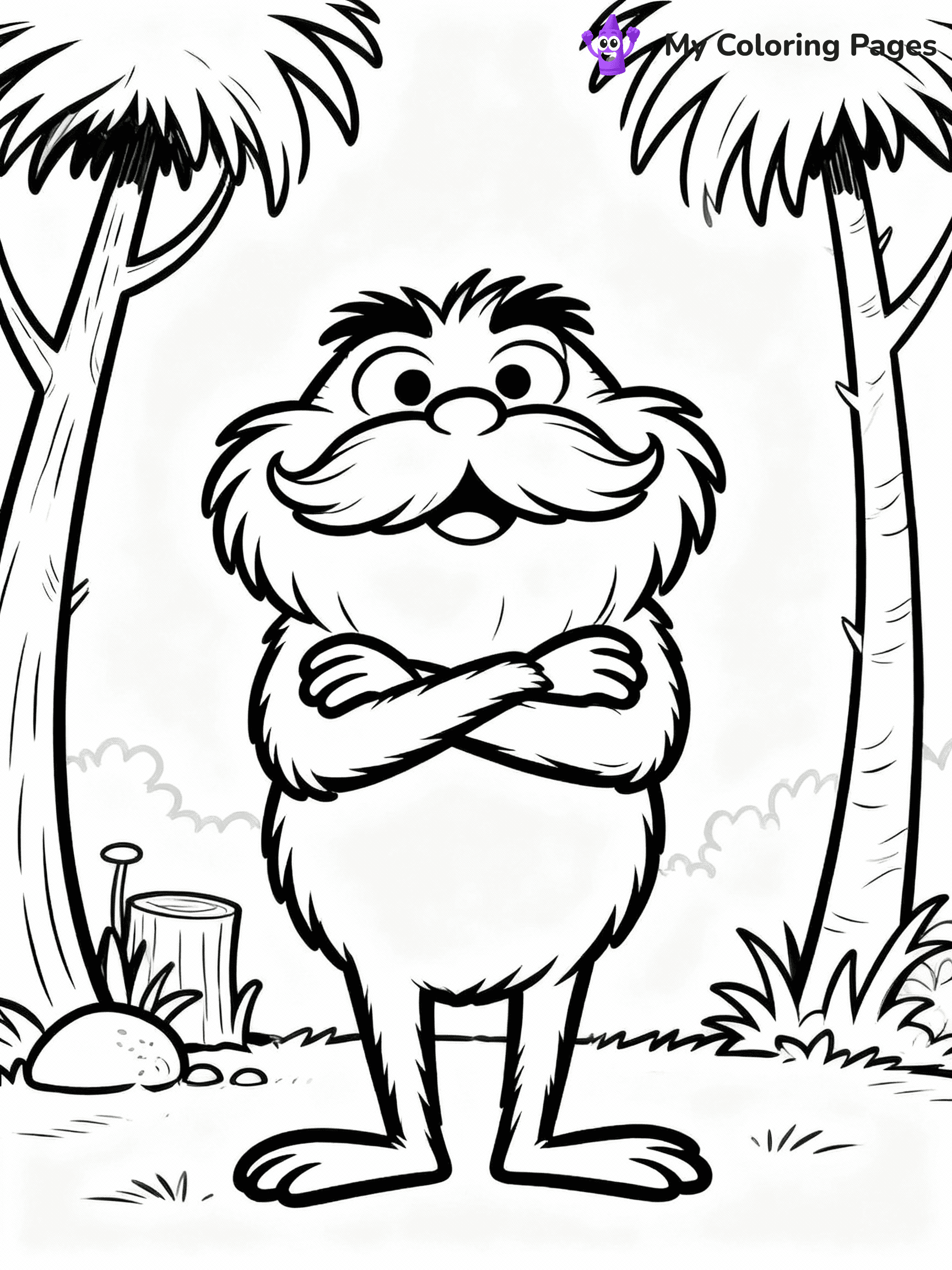 Lorax Coloring Pages - 3