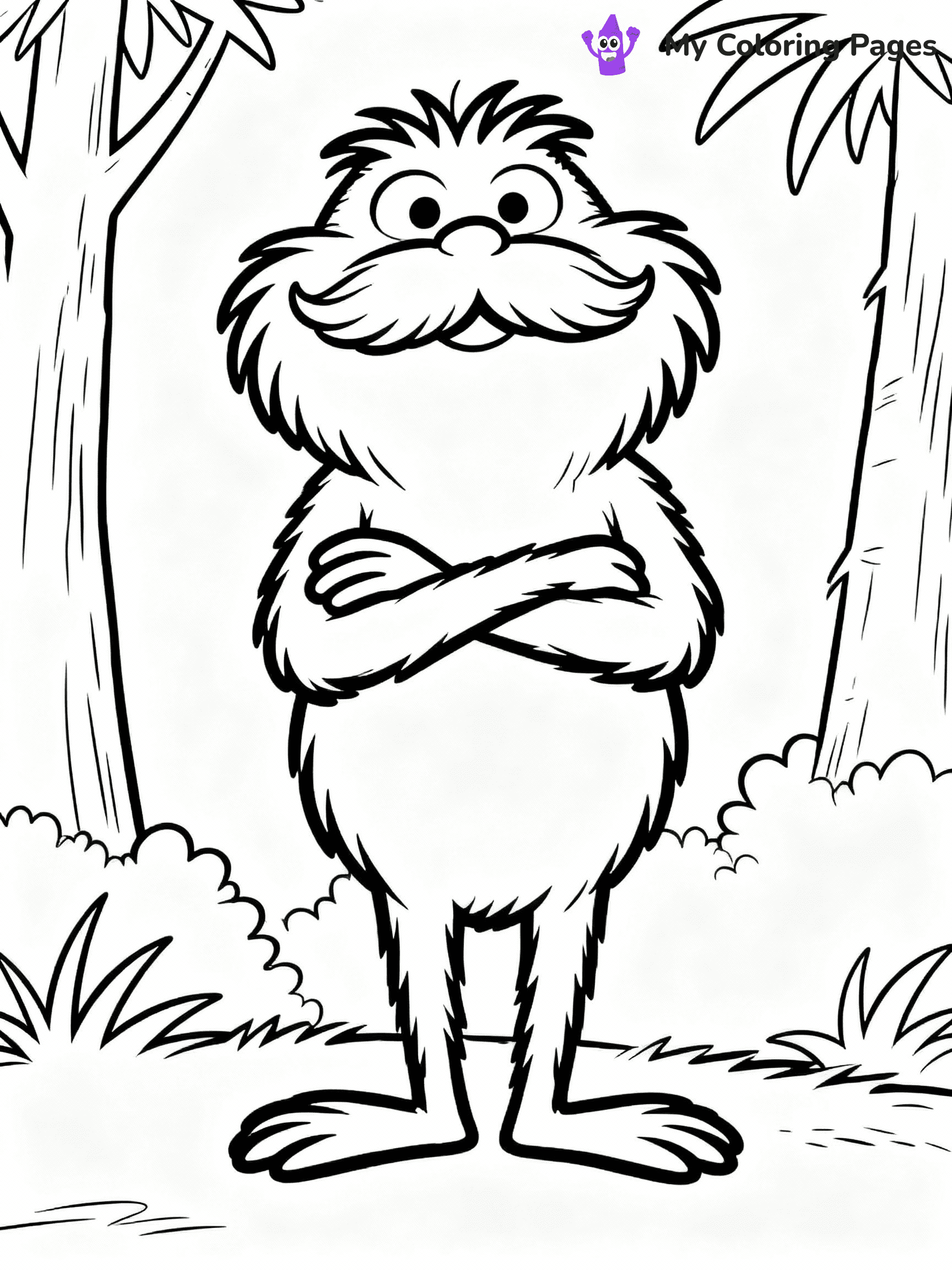 Lorax Coloring Pages - 2