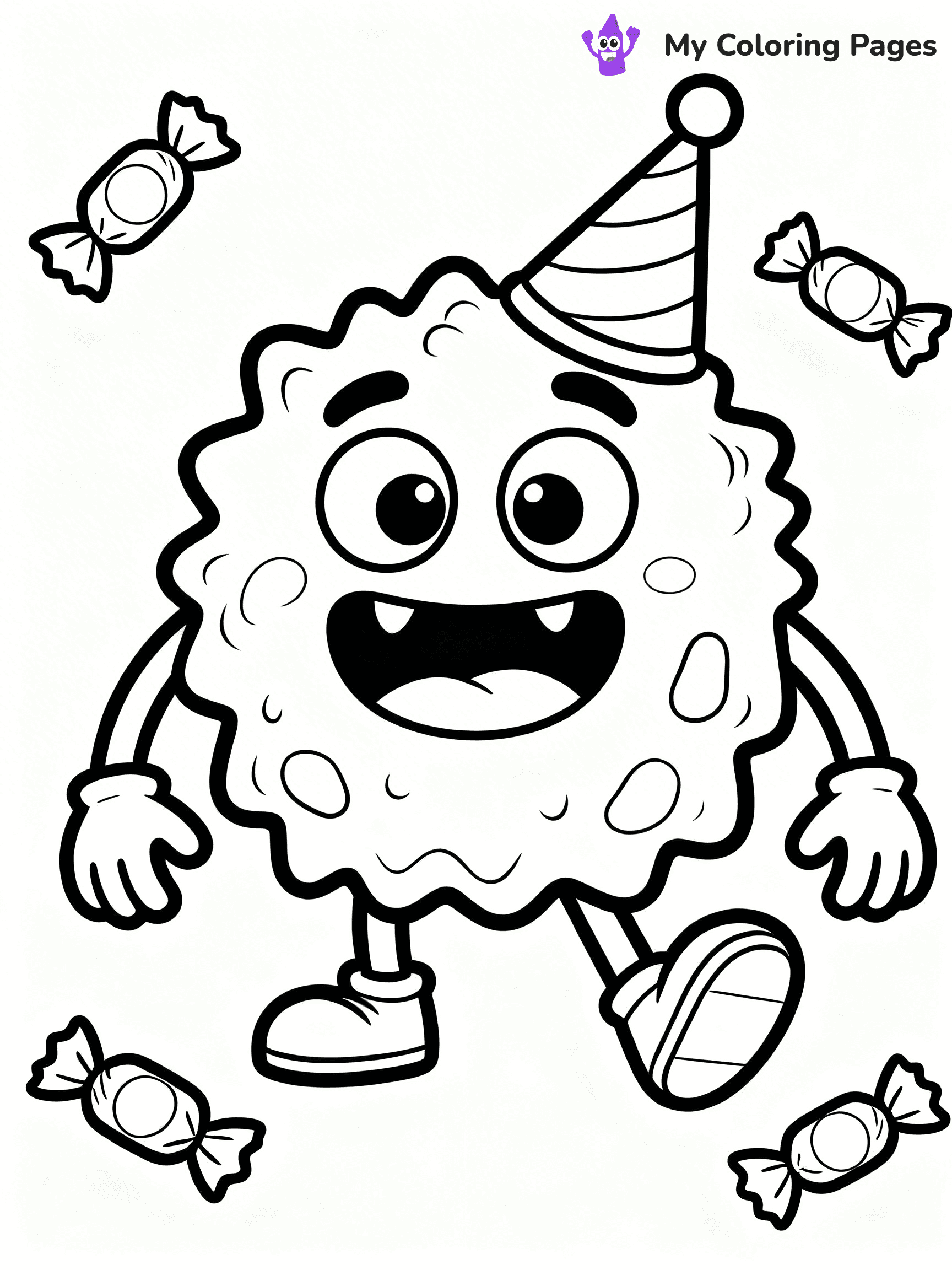 Chocolate Bar Coloring Pages - 94