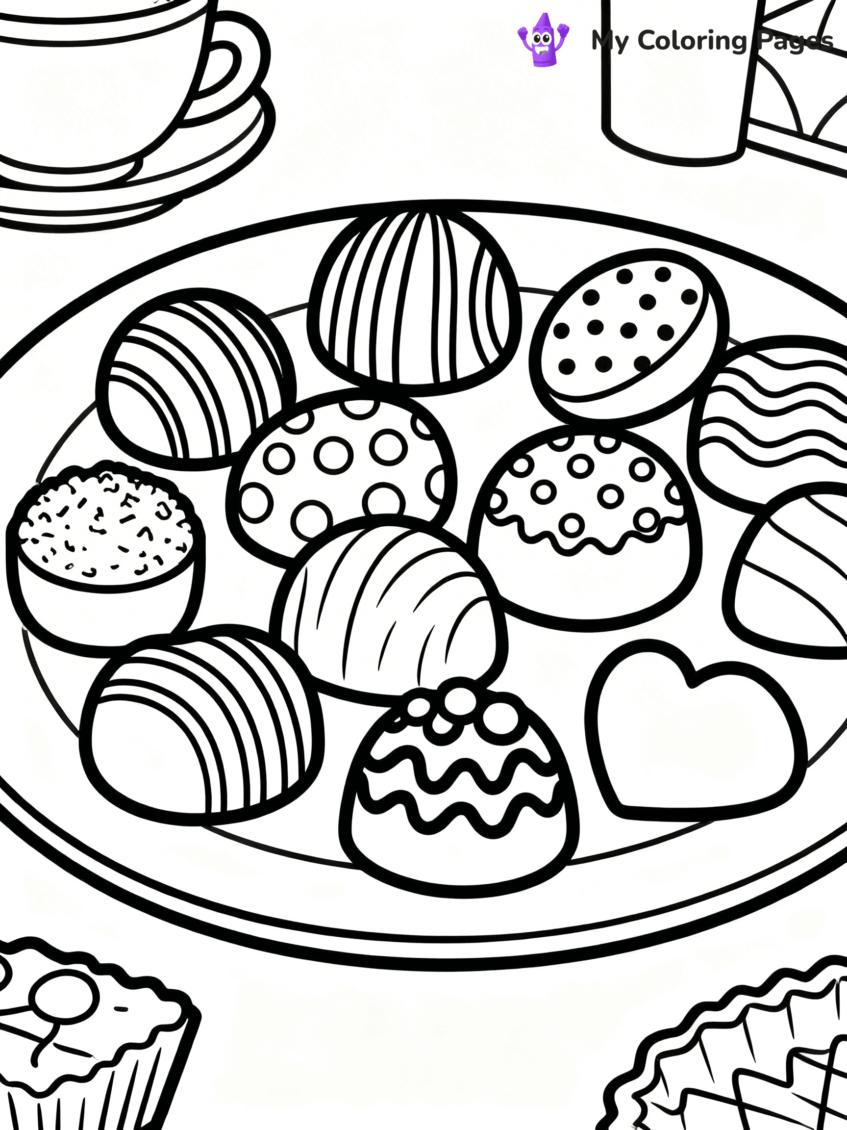 Chocolate Bar Coloring Pages - 88