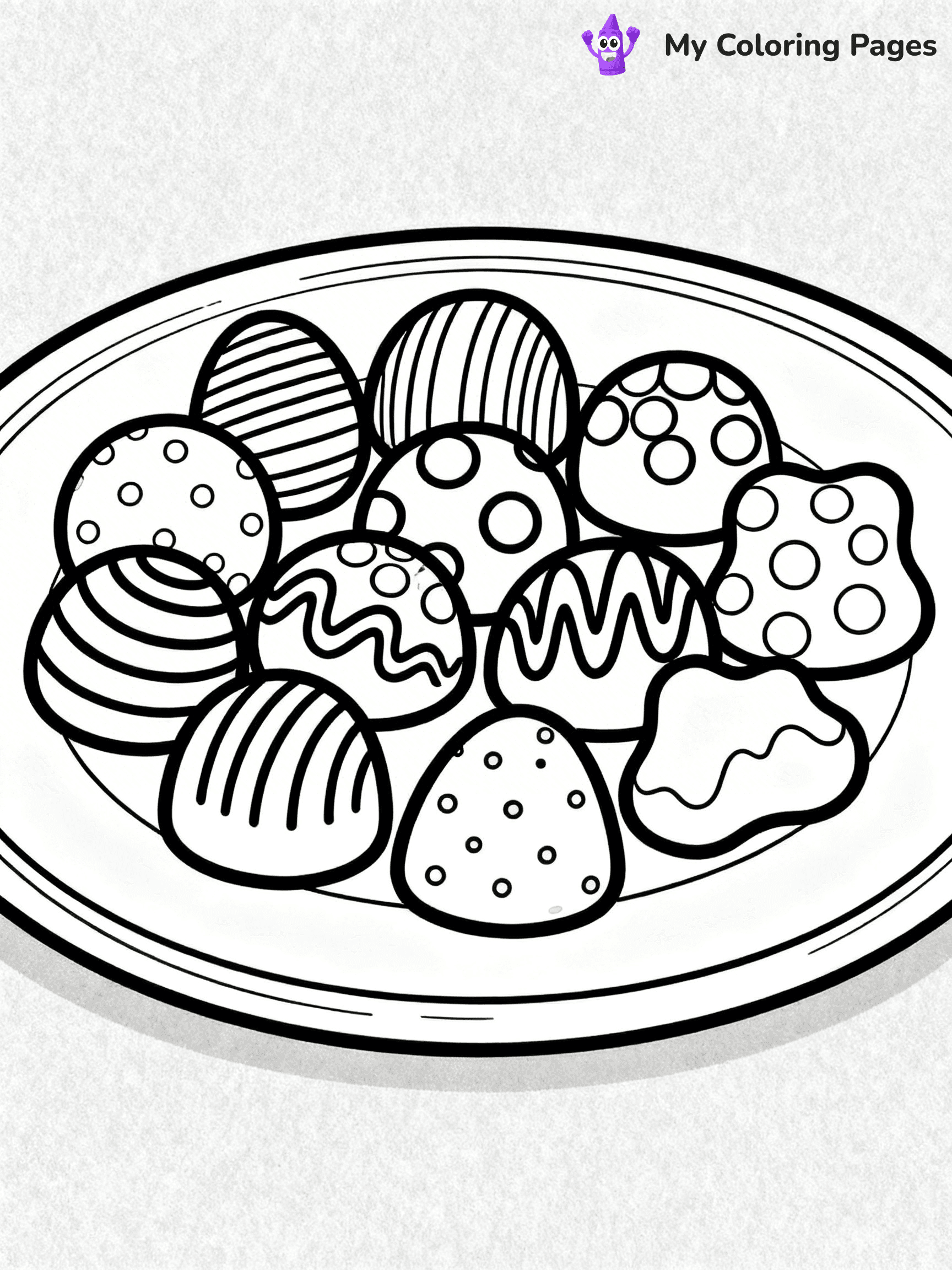 Chocolate Bar Coloring Pages - 85