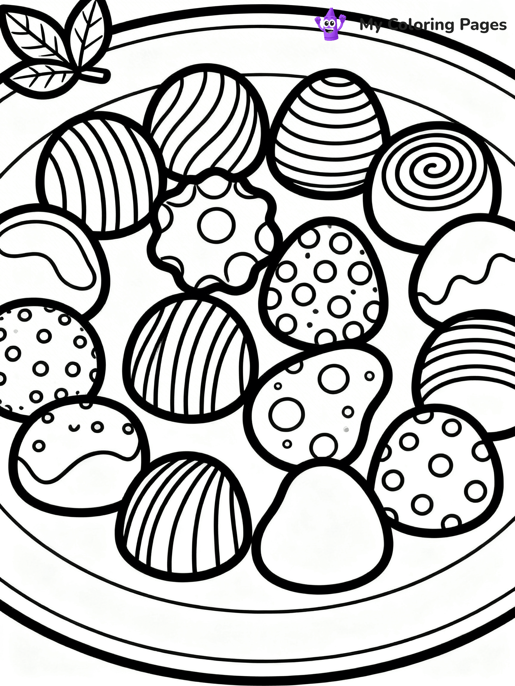 Chocolate Bar Coloring Pages - 84