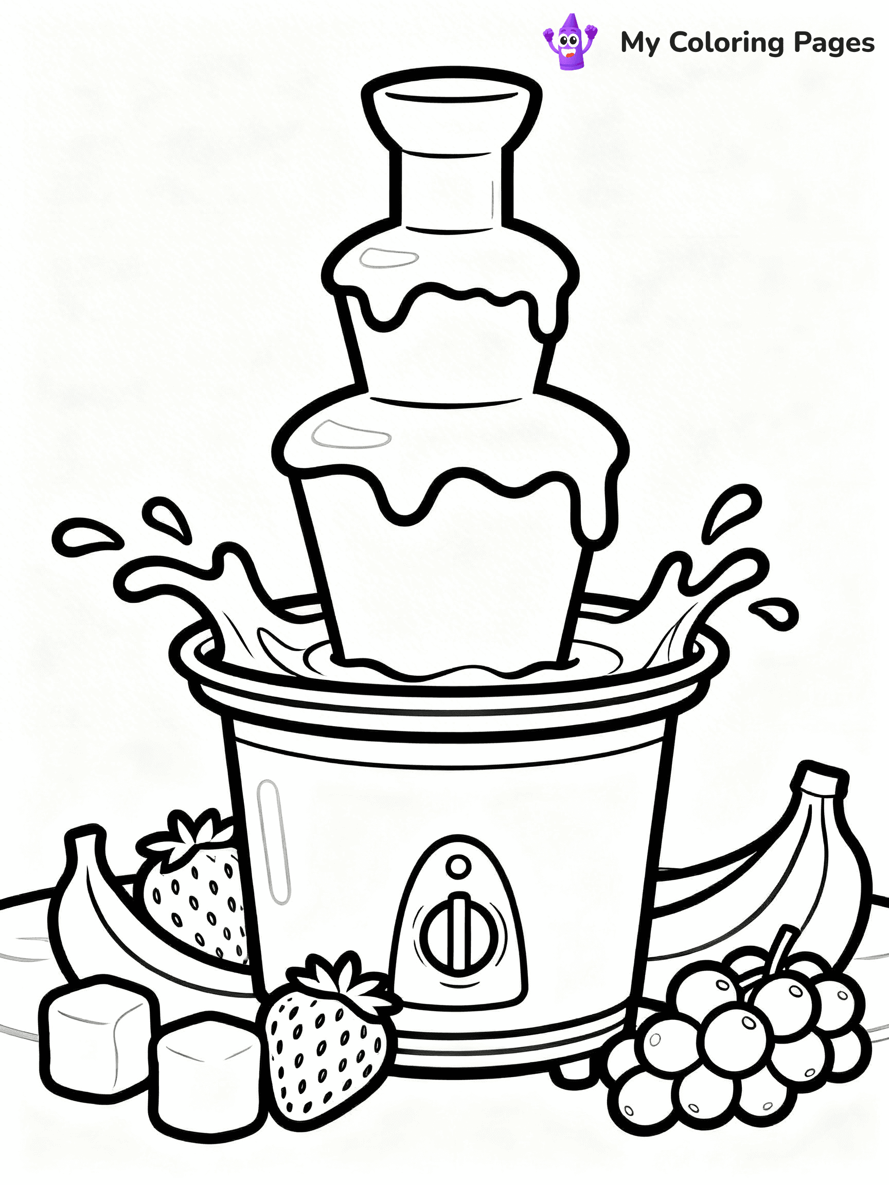 Chocolate Bar Coloring Pages - 62