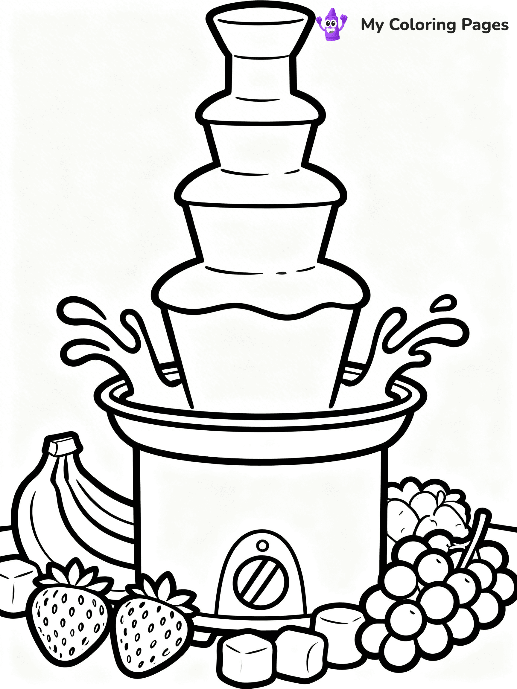 Chocolate Bar Coloring Pages - 60