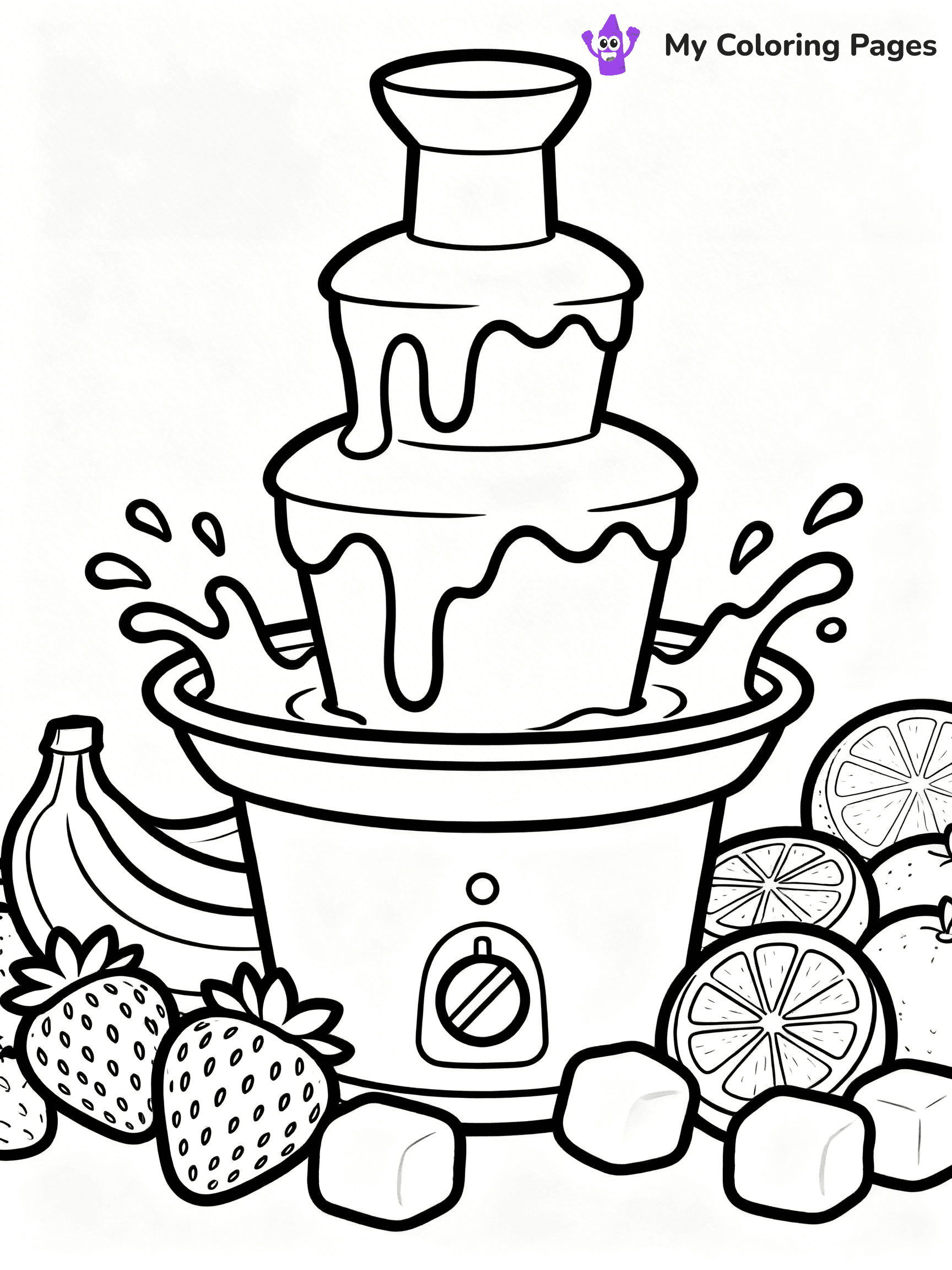 Chocolate Bar Coloring Pages - 59