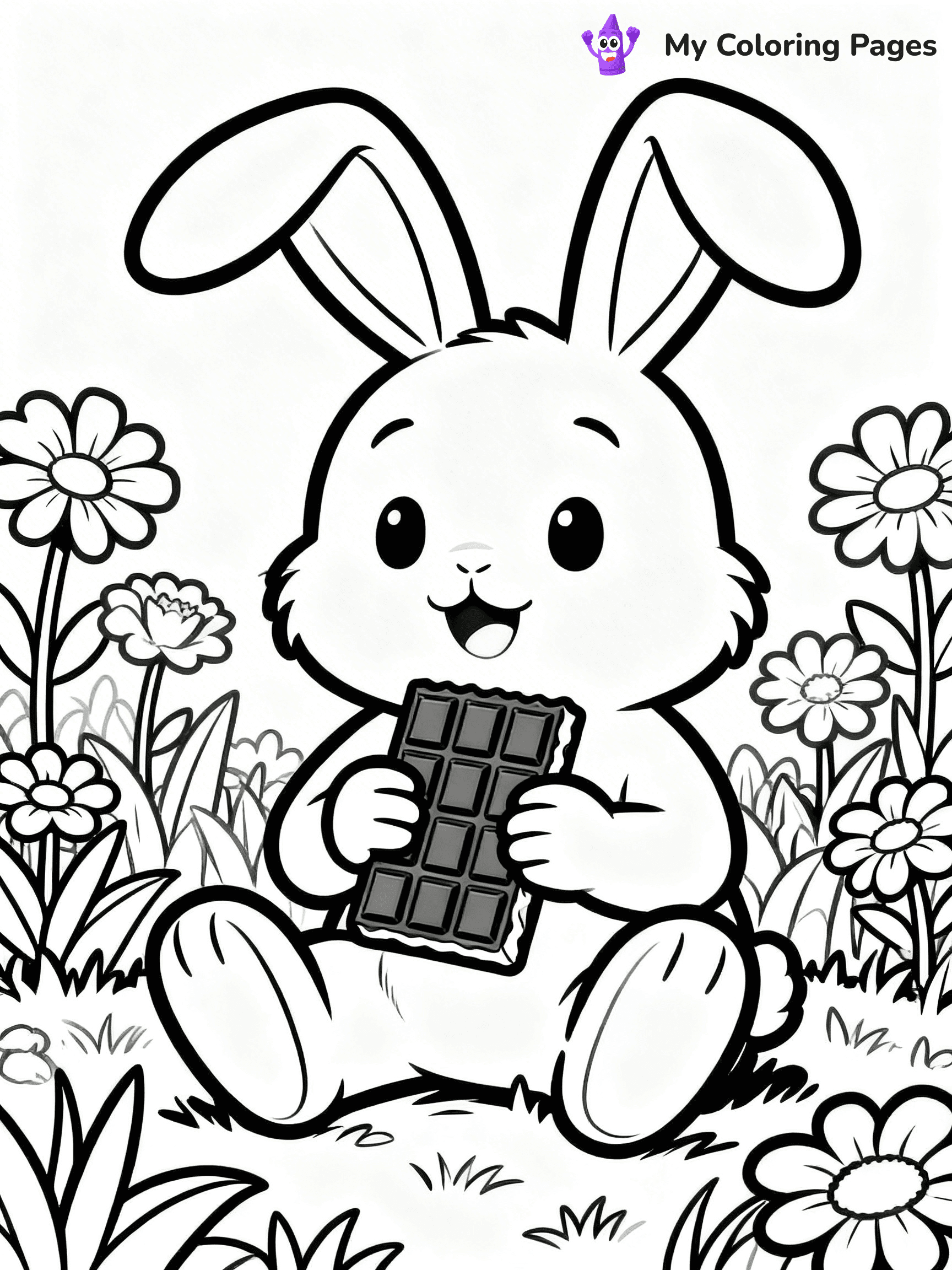 Chocolate Bar Coloring Pages - 50