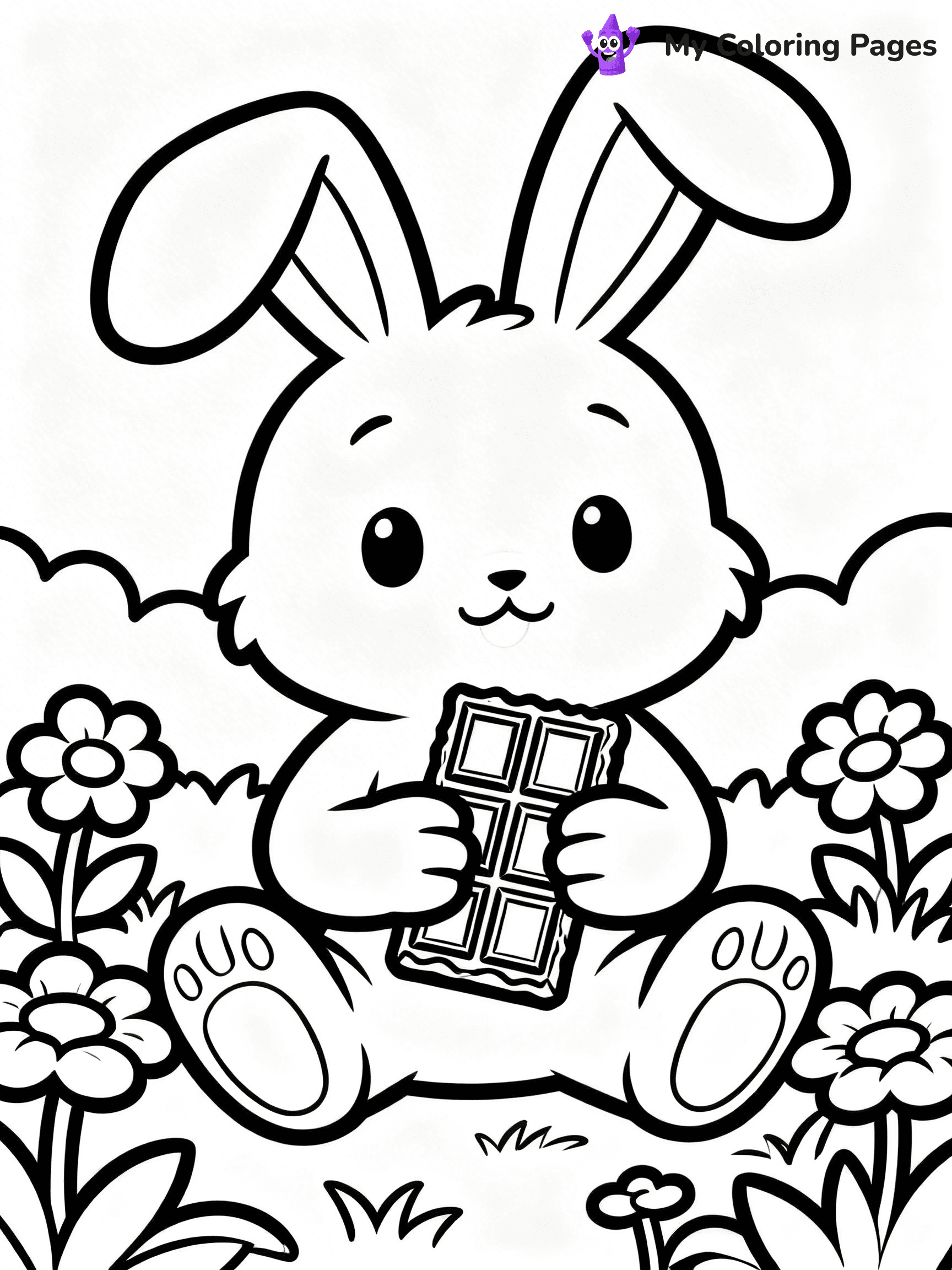 Chocolate Bar Coloring Pages - 49