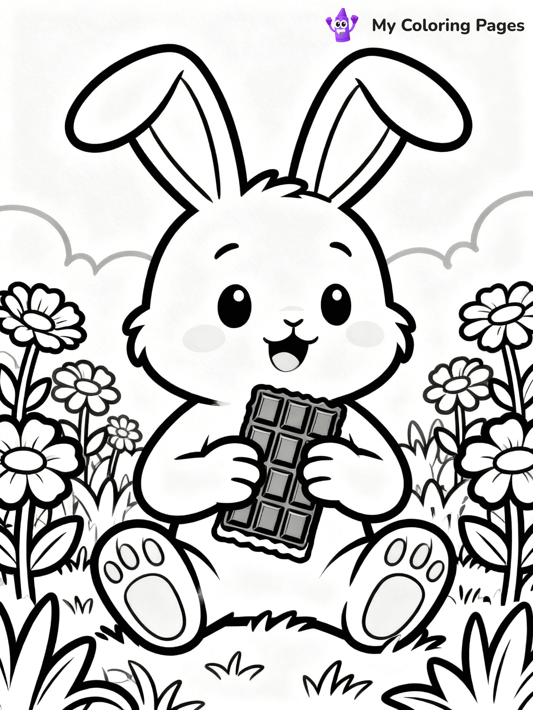 Chocolate Bar Coloring Pages - 47