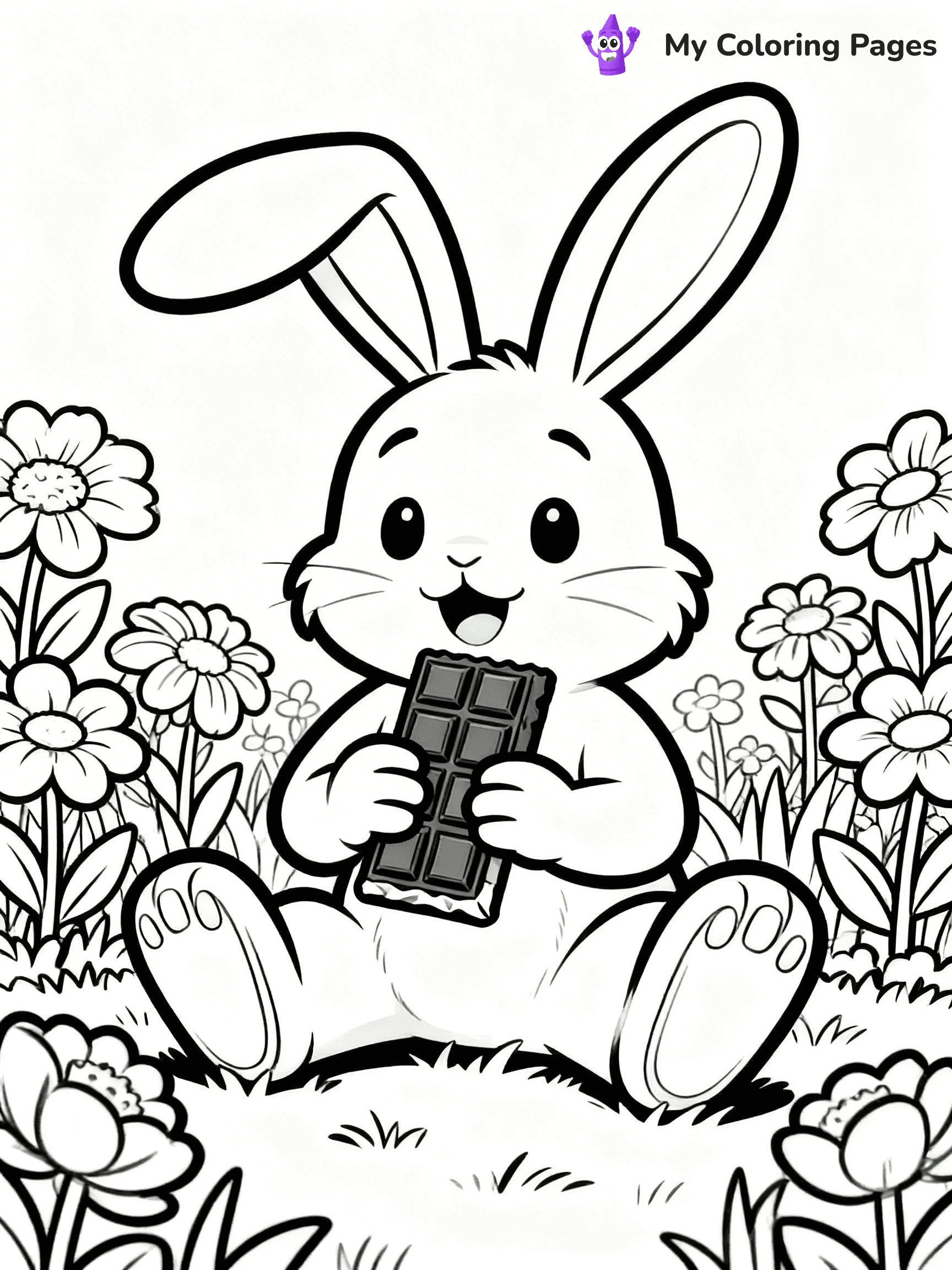 Chocolate Bar Coloring Pages - 46