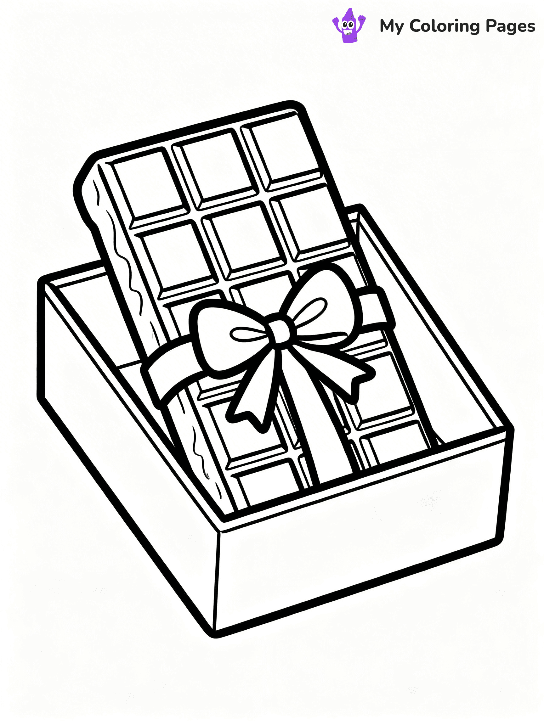 Chocolate Bar Coloring Pages - 42
