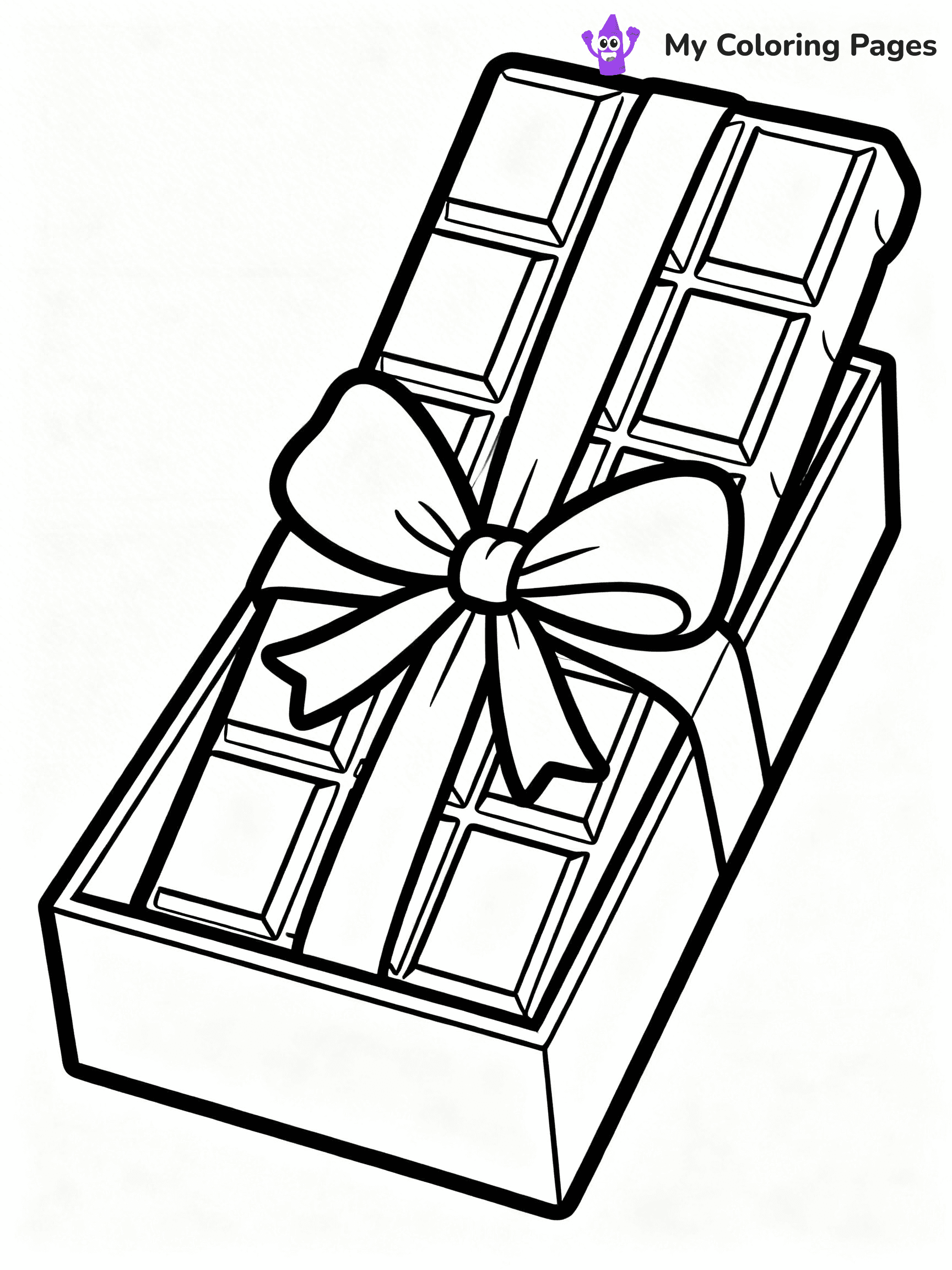 Chocolate Bar Coloring Pages - 41