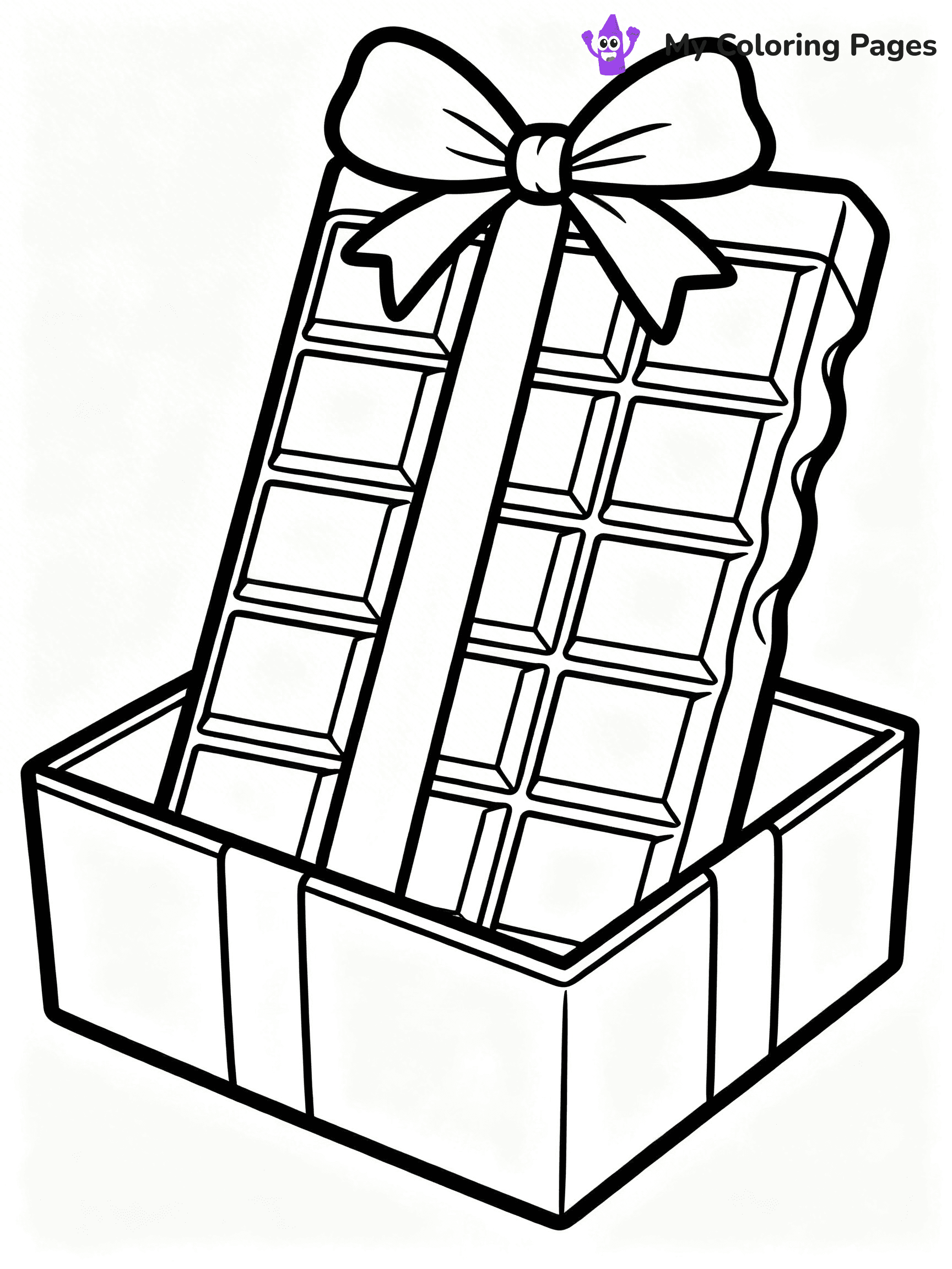 Chocolate Bar Coloring Pages - 40