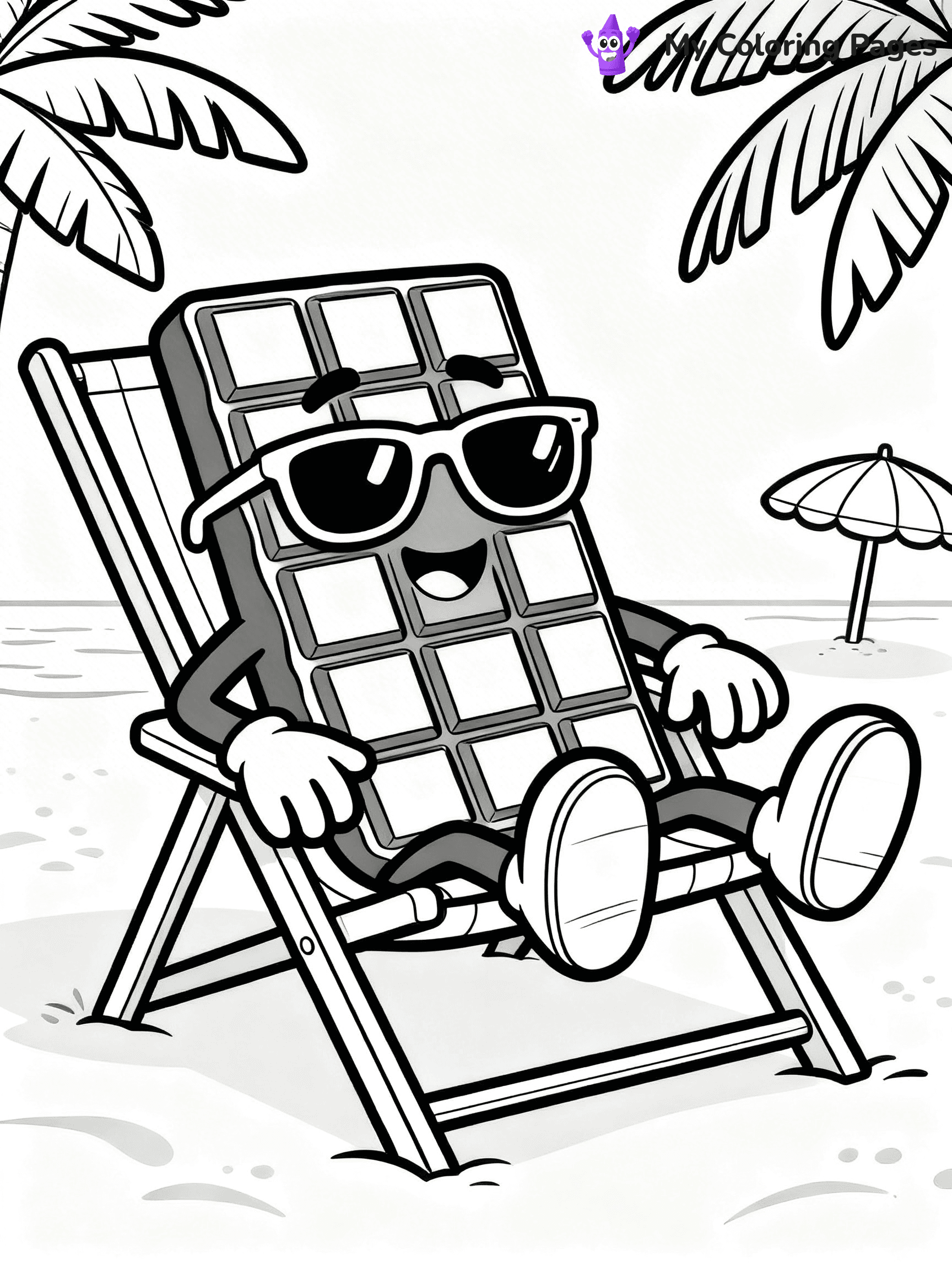 Chocolate Bar Coloring Pages - 11