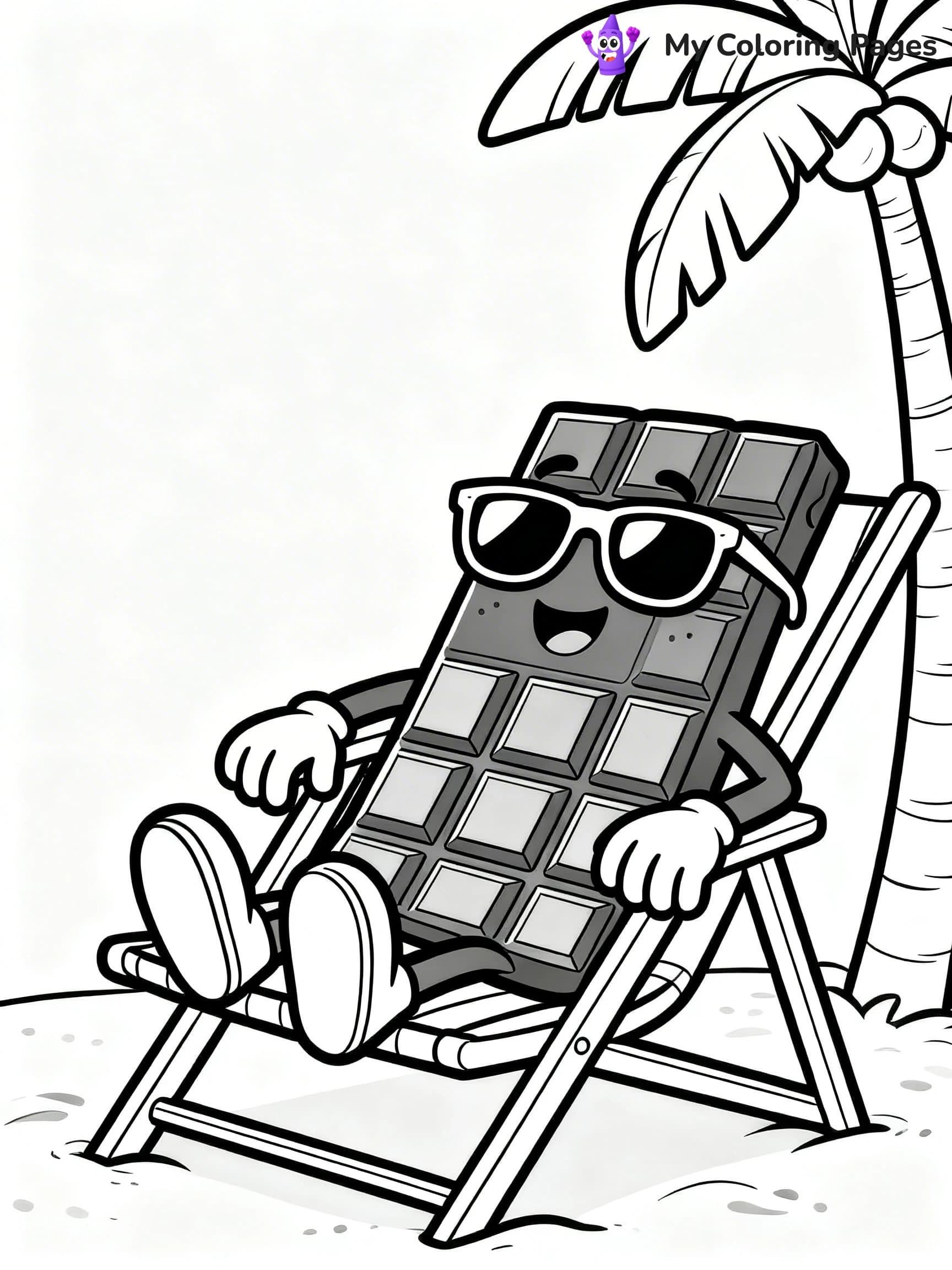 Chocolate Bar Coloring Pages - 10