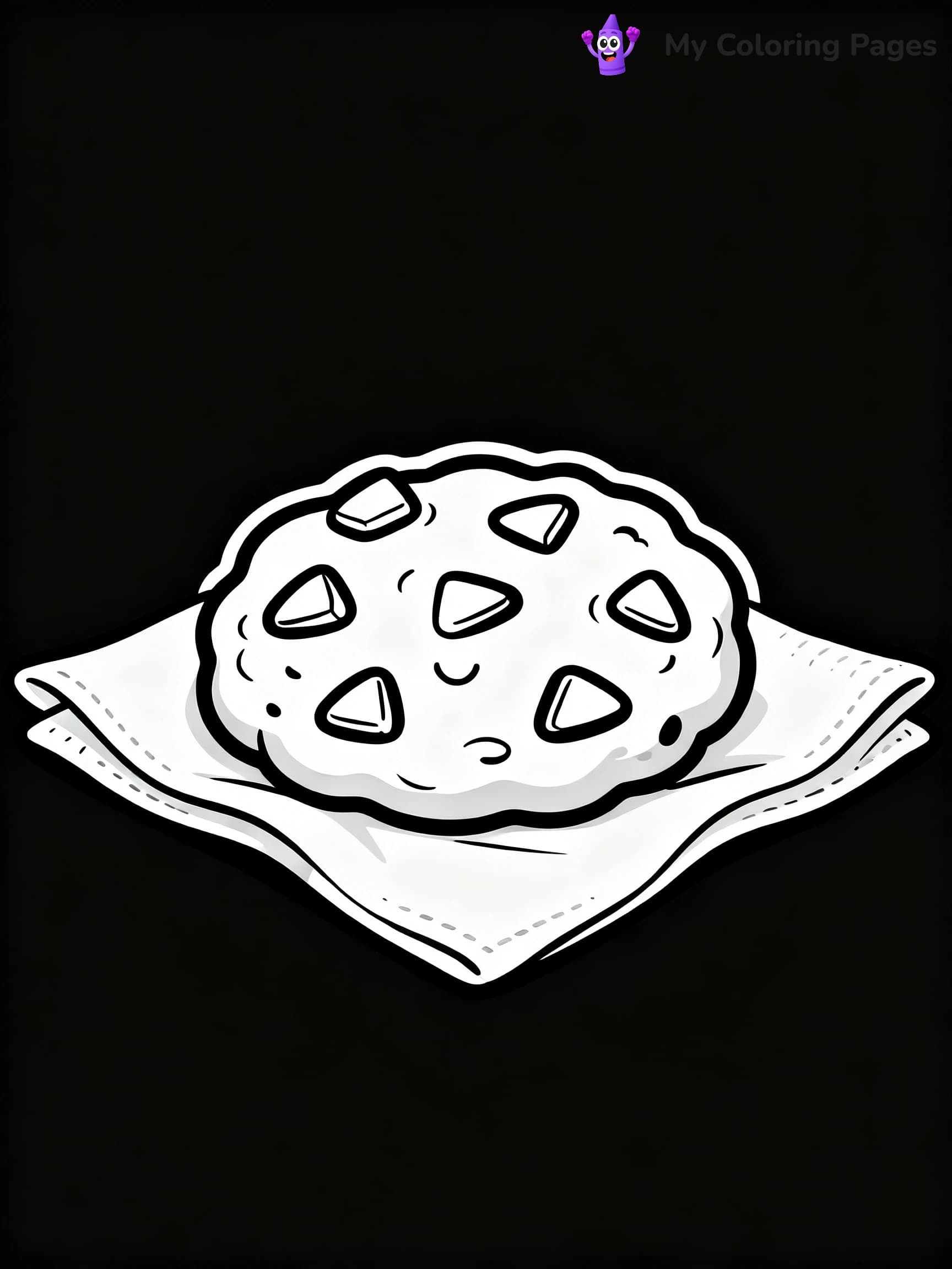Chocolate Bar Coloring Pages - 1