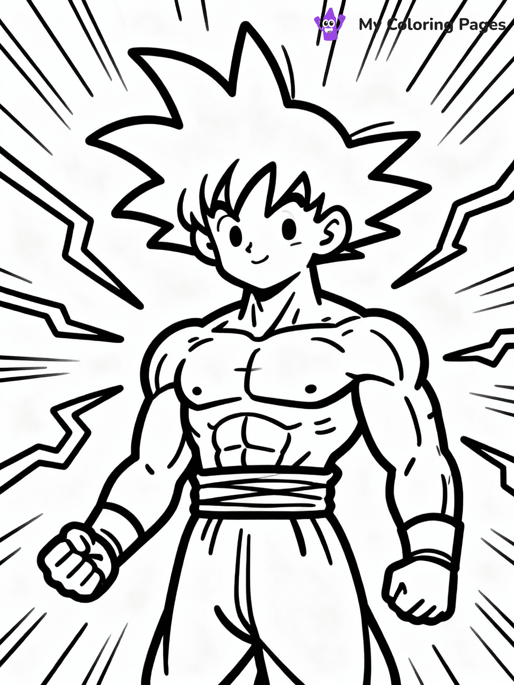 Goku Coloring Pages - 34