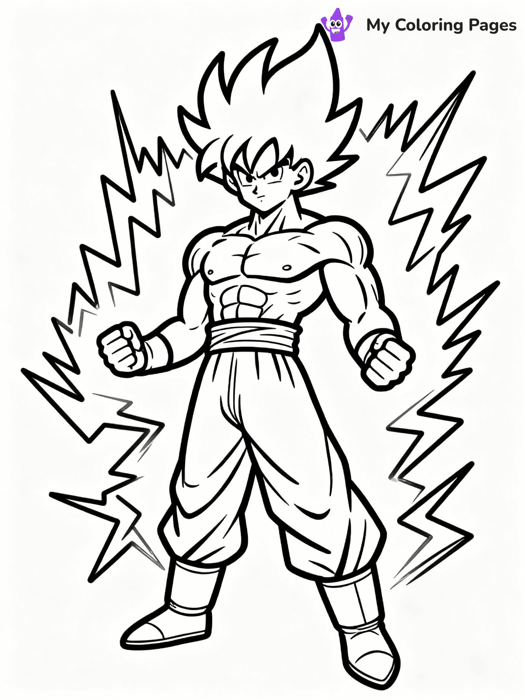 Goku Coloring Pages - 33