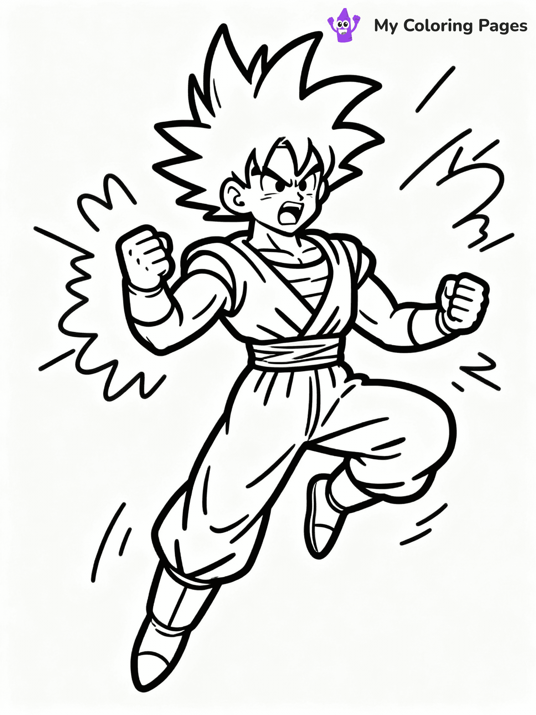 Goku Coloring Pages - 25