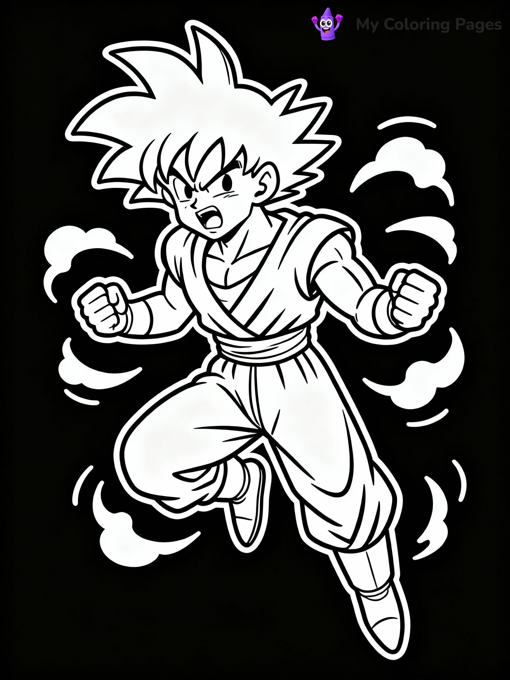 Goku Coloring Pages - 24