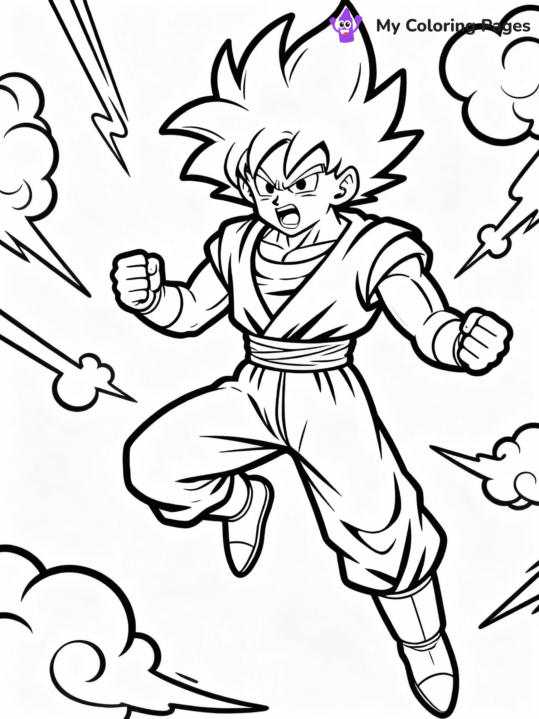 Goku Coloring Pages - 23