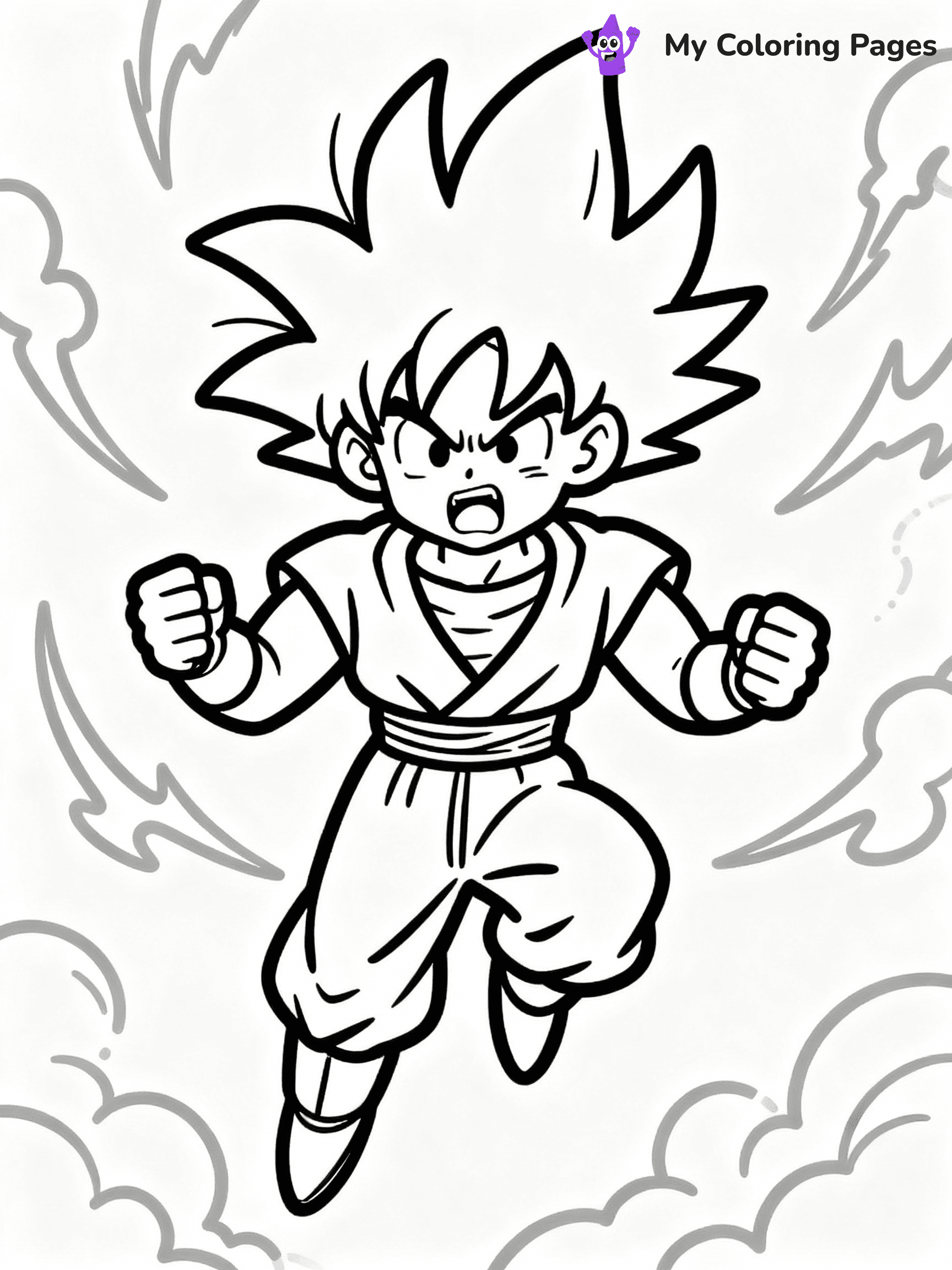 Goku Coloring Pages - 21