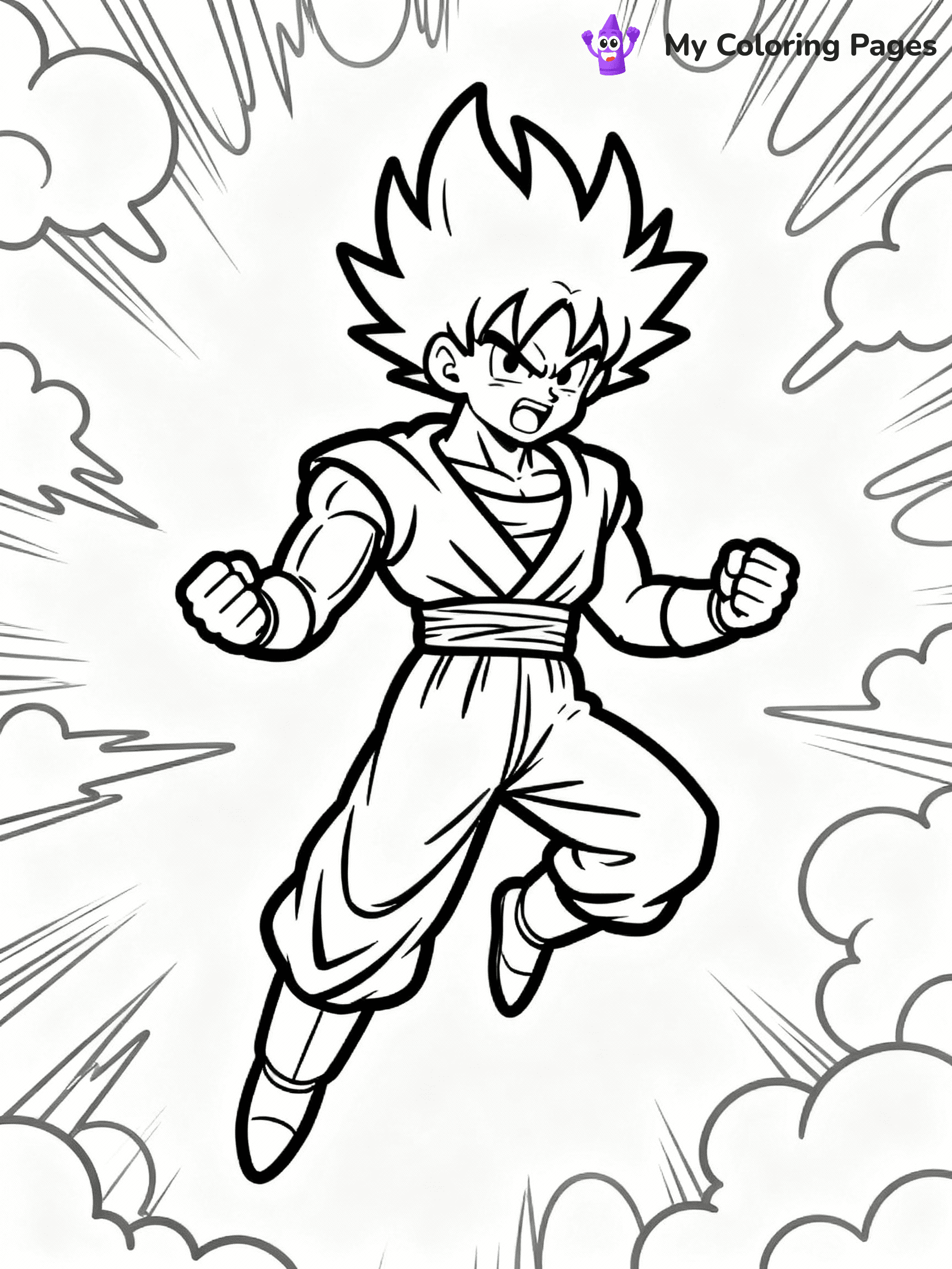 Goku Coloring Pages - 19