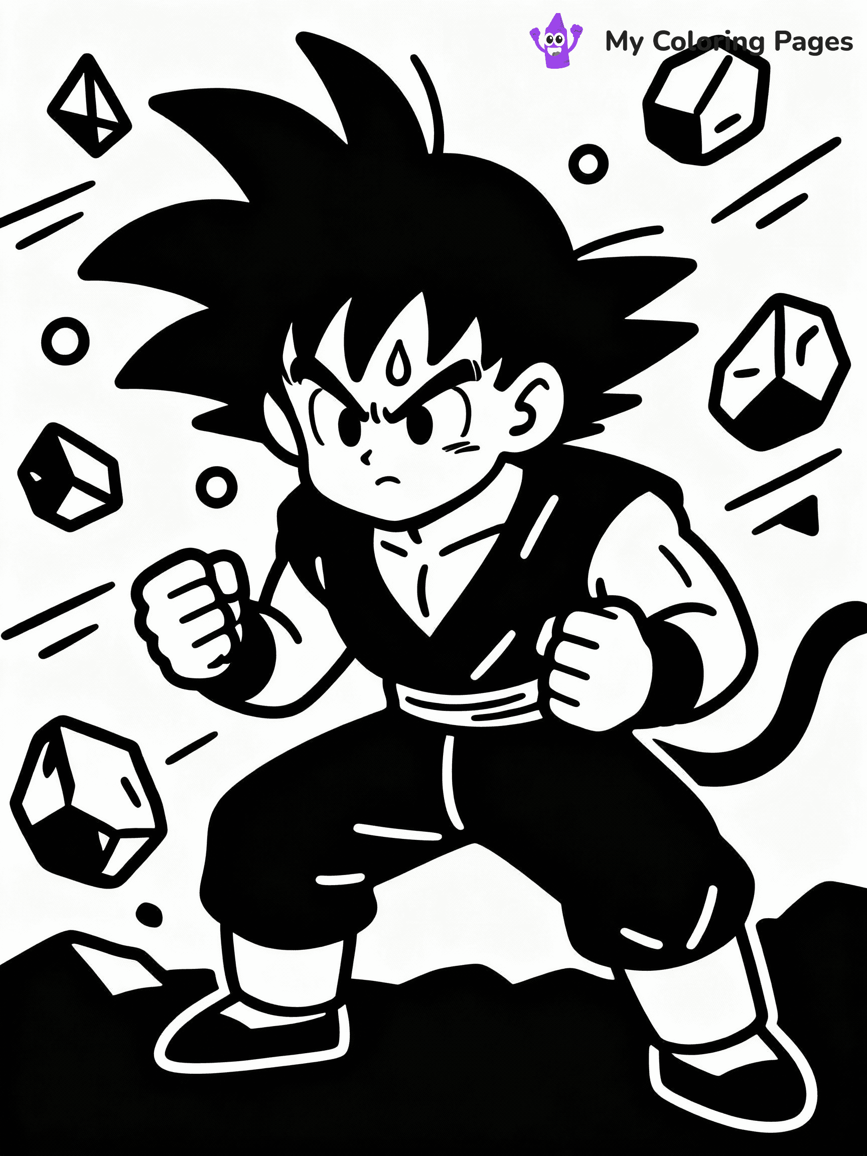 Goku Coloring Pages - 9