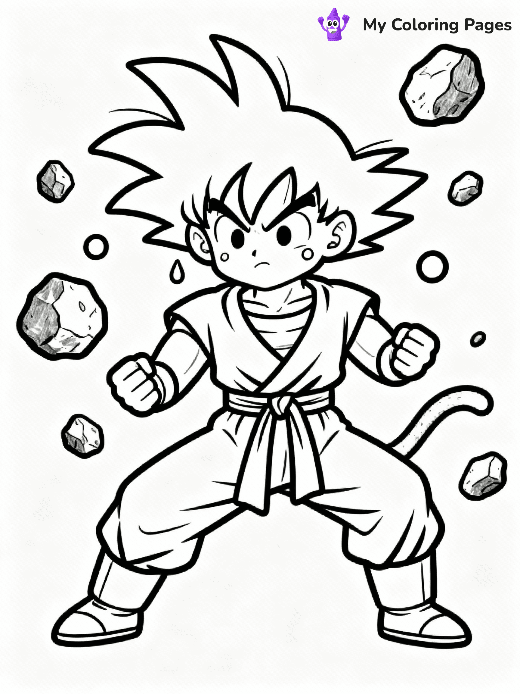 Goku Coloring Pages - 7