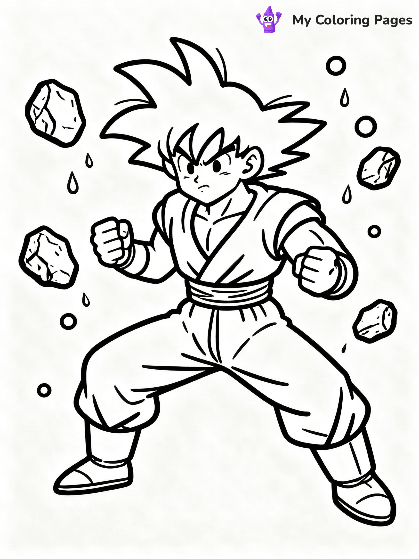 Goku Coloring Pages - 6