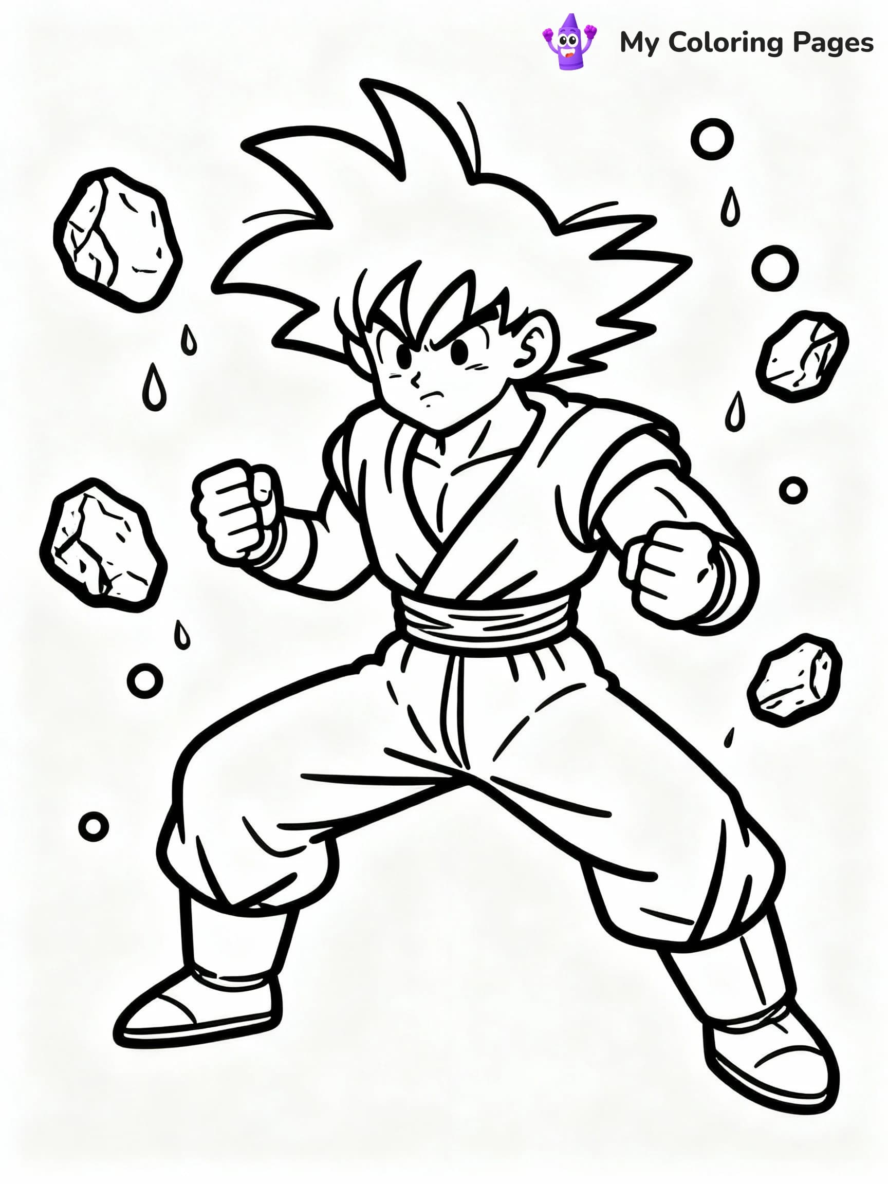 Goku Coloring Pages - 6