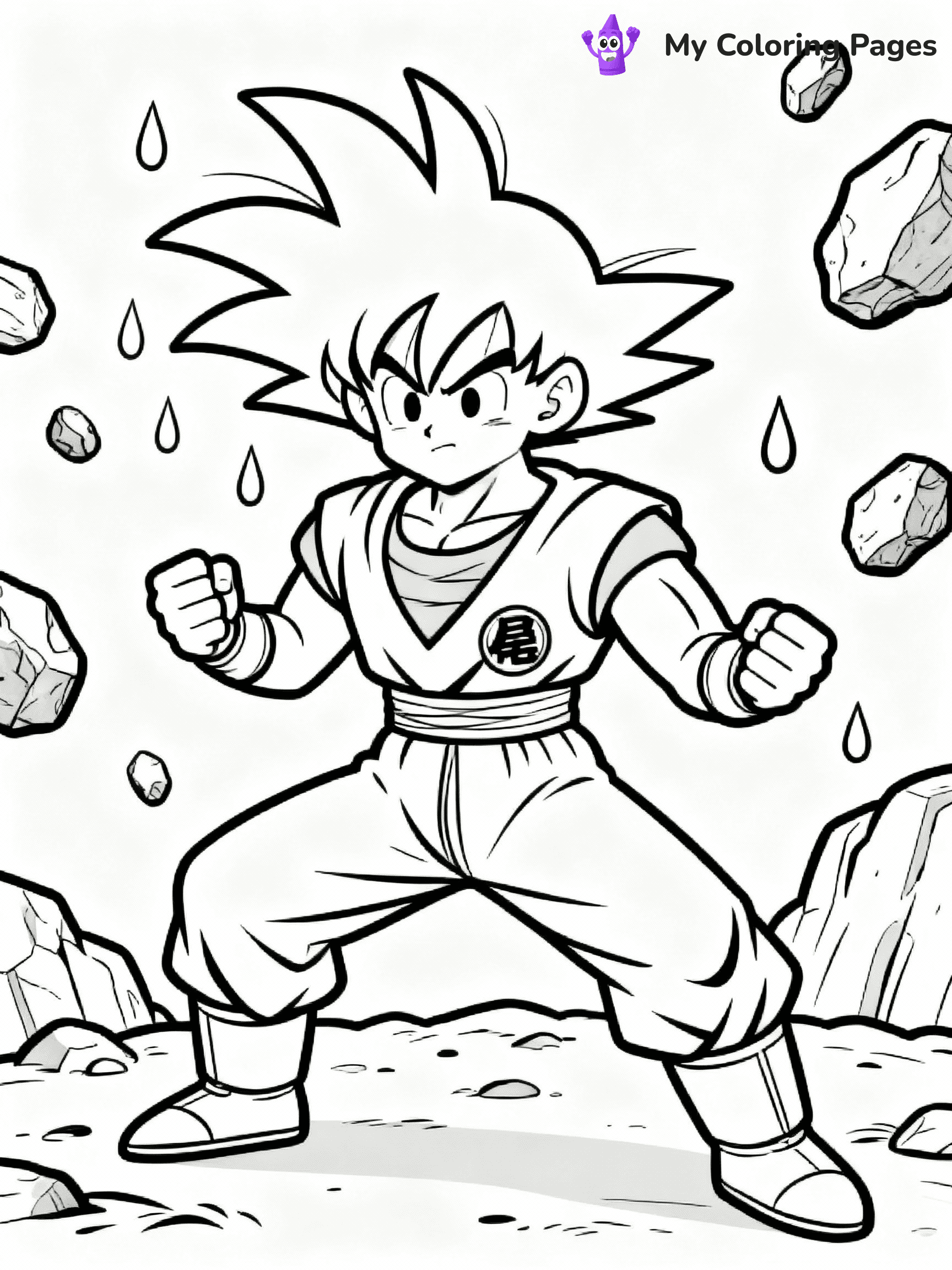 Goku Coloring Pages - 1