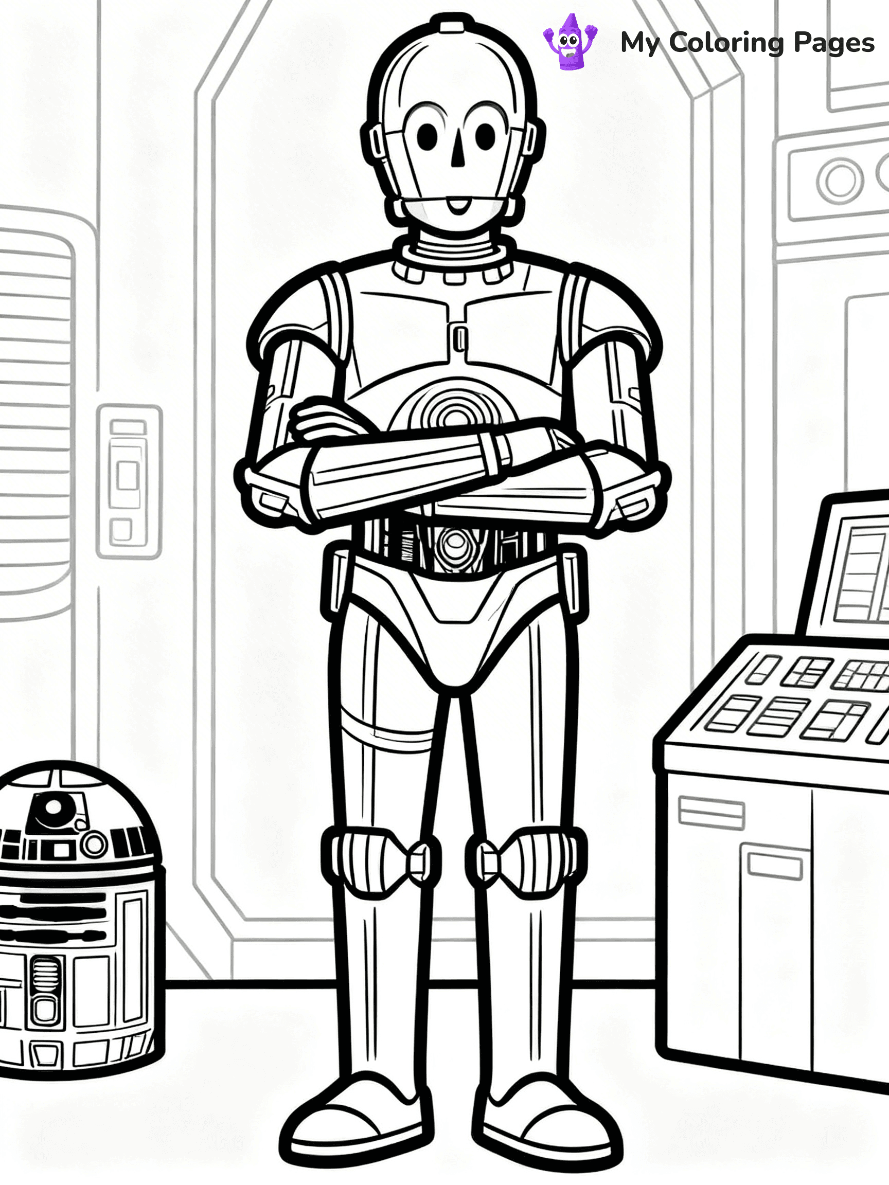 Yoda Coloring Pages - 27