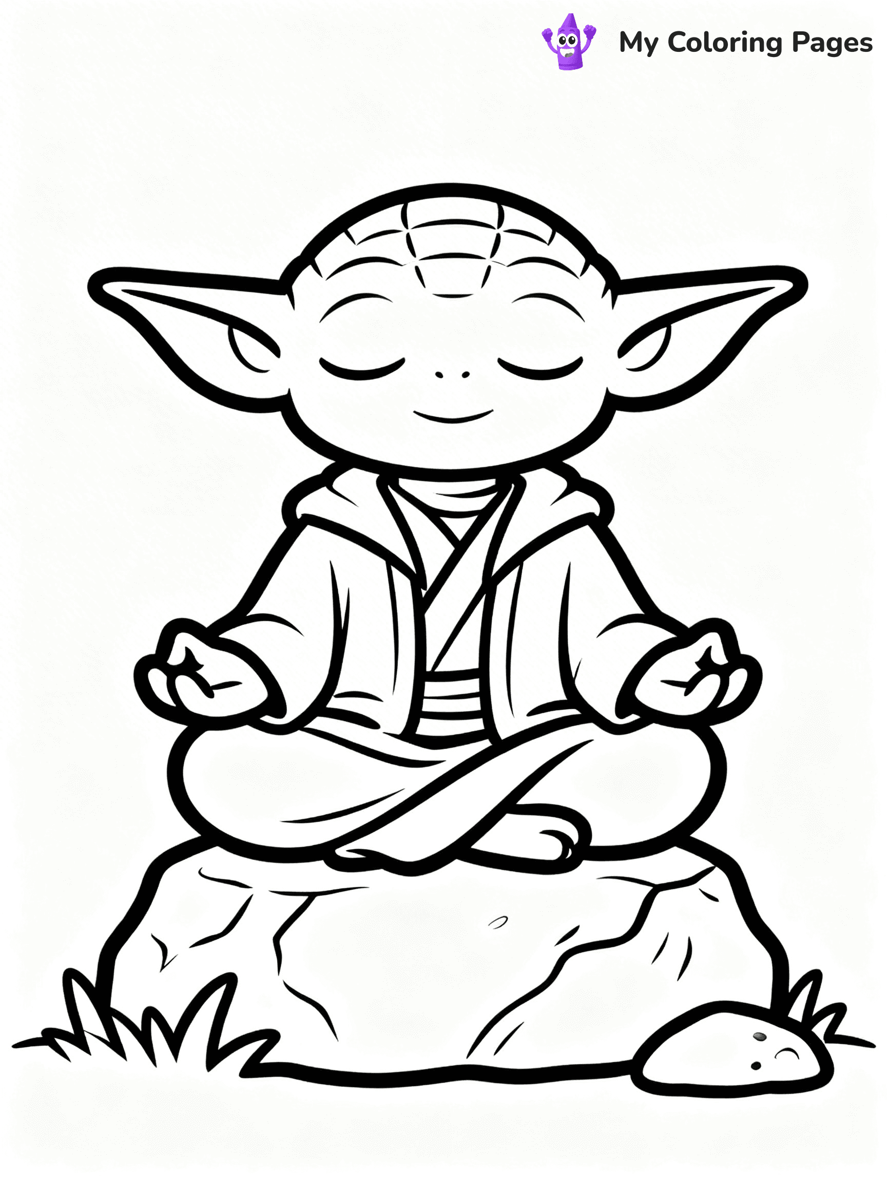 Yoda Coloring Pages - 1