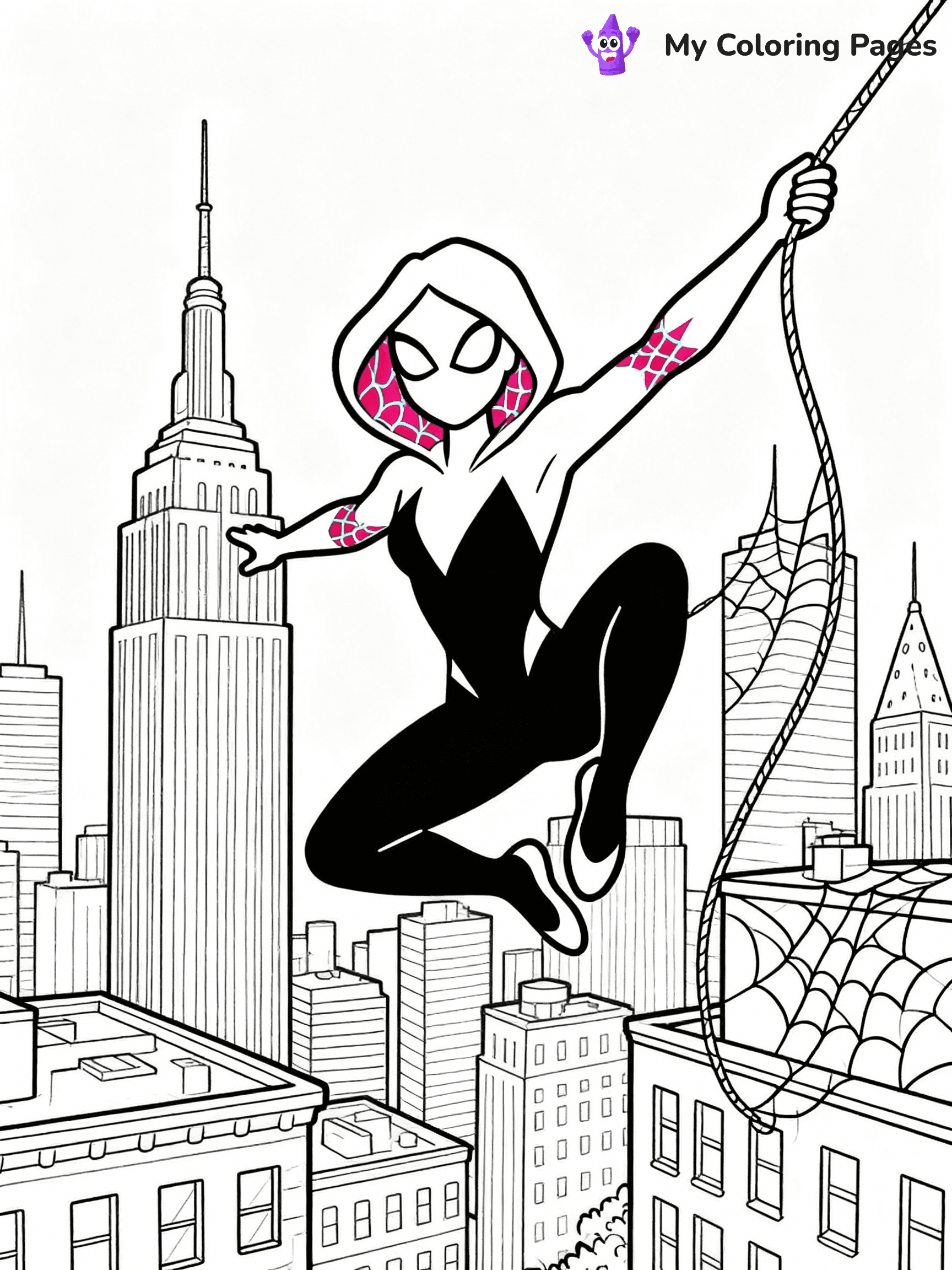 Spidey Coloring Pages - 27