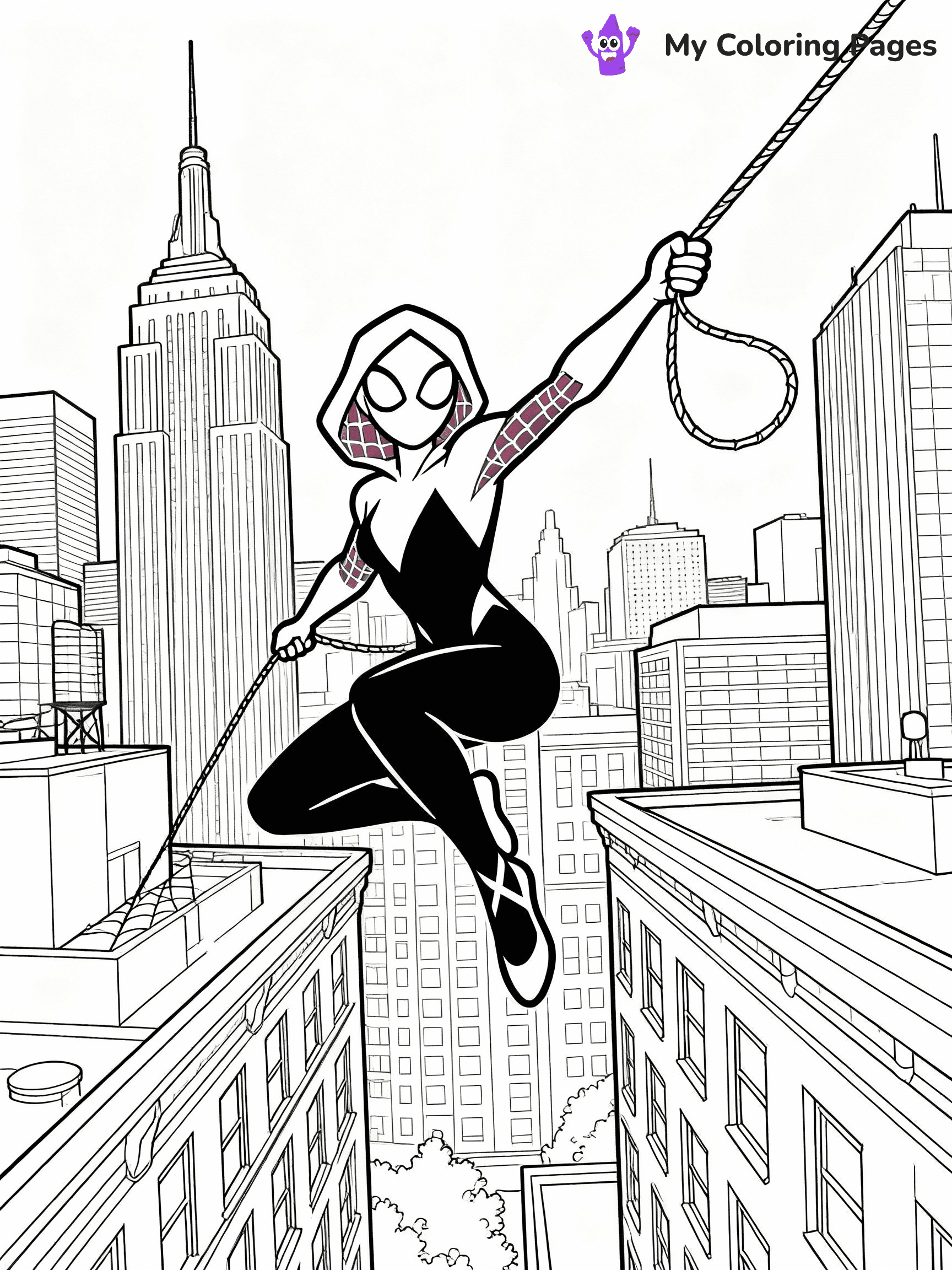 Spidey Coloring Pages - 25