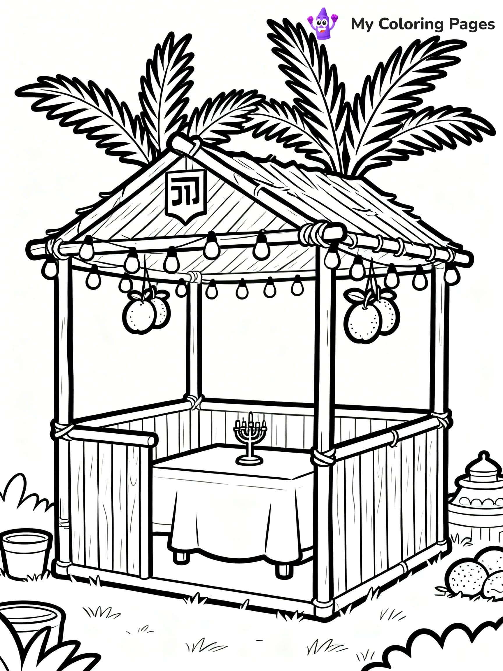 Sukkot Coloring Pages - 3