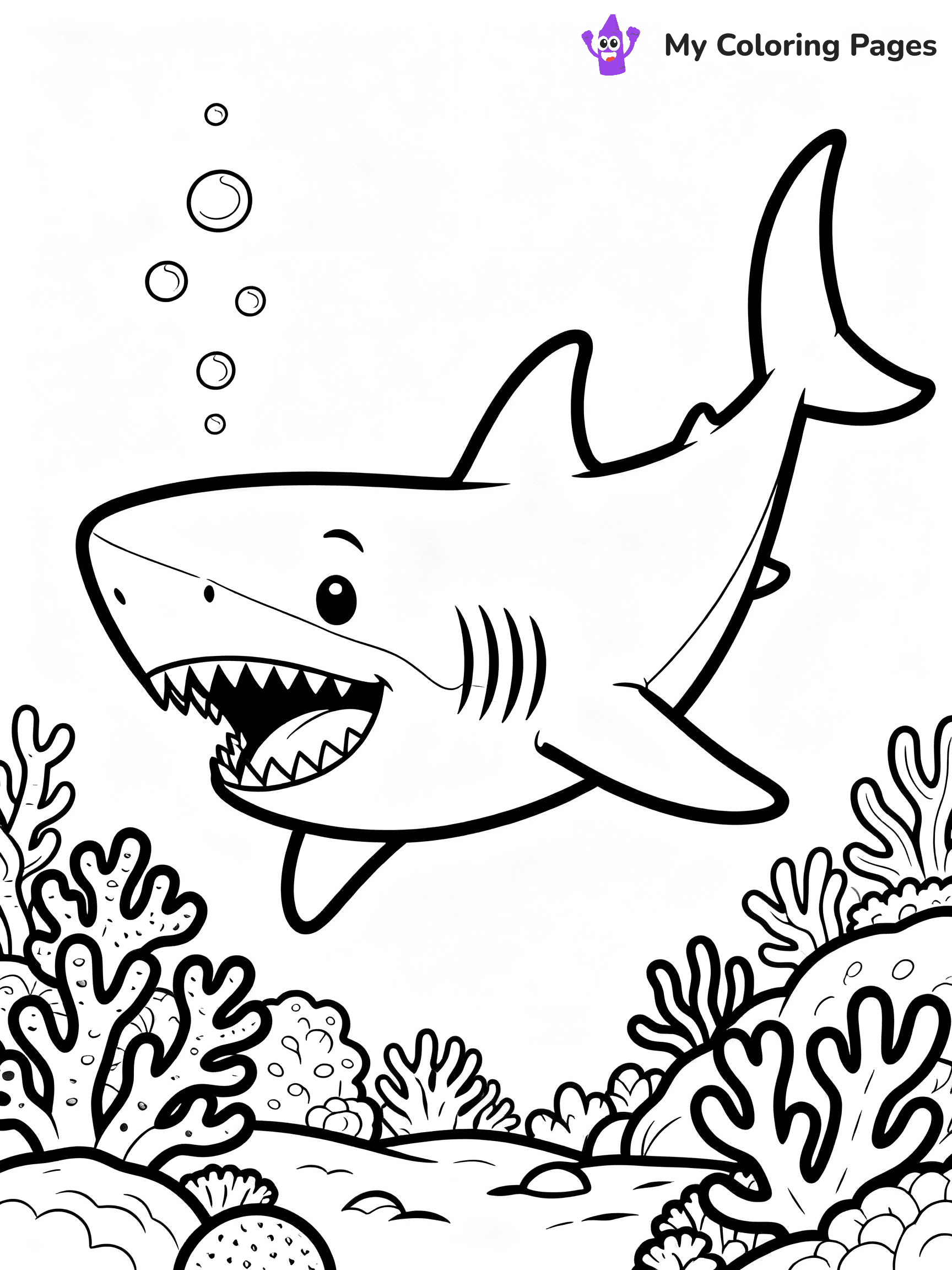 Megalodon Coloring Pages - 24
