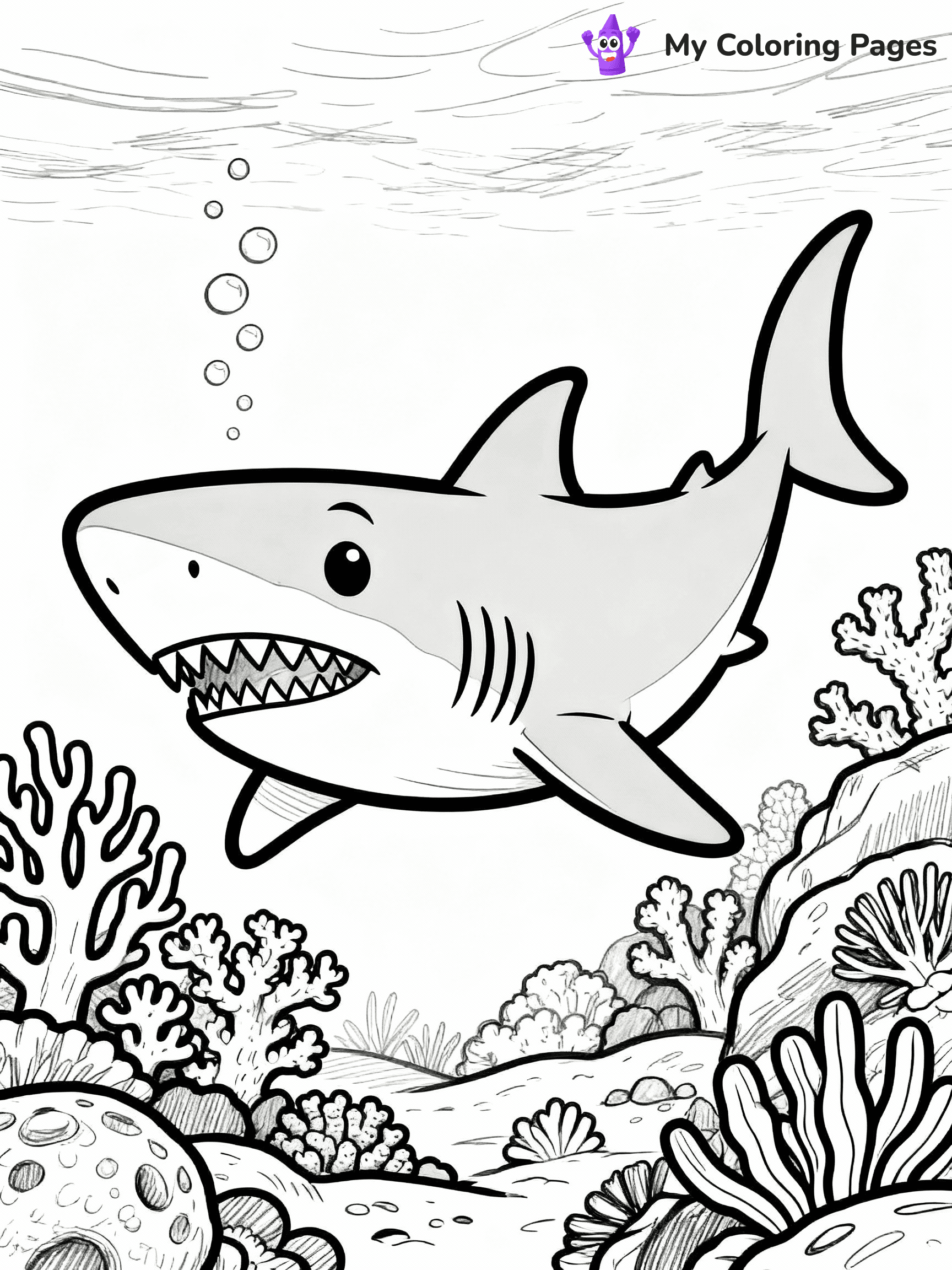 Megalodon Coloring Pages - 23