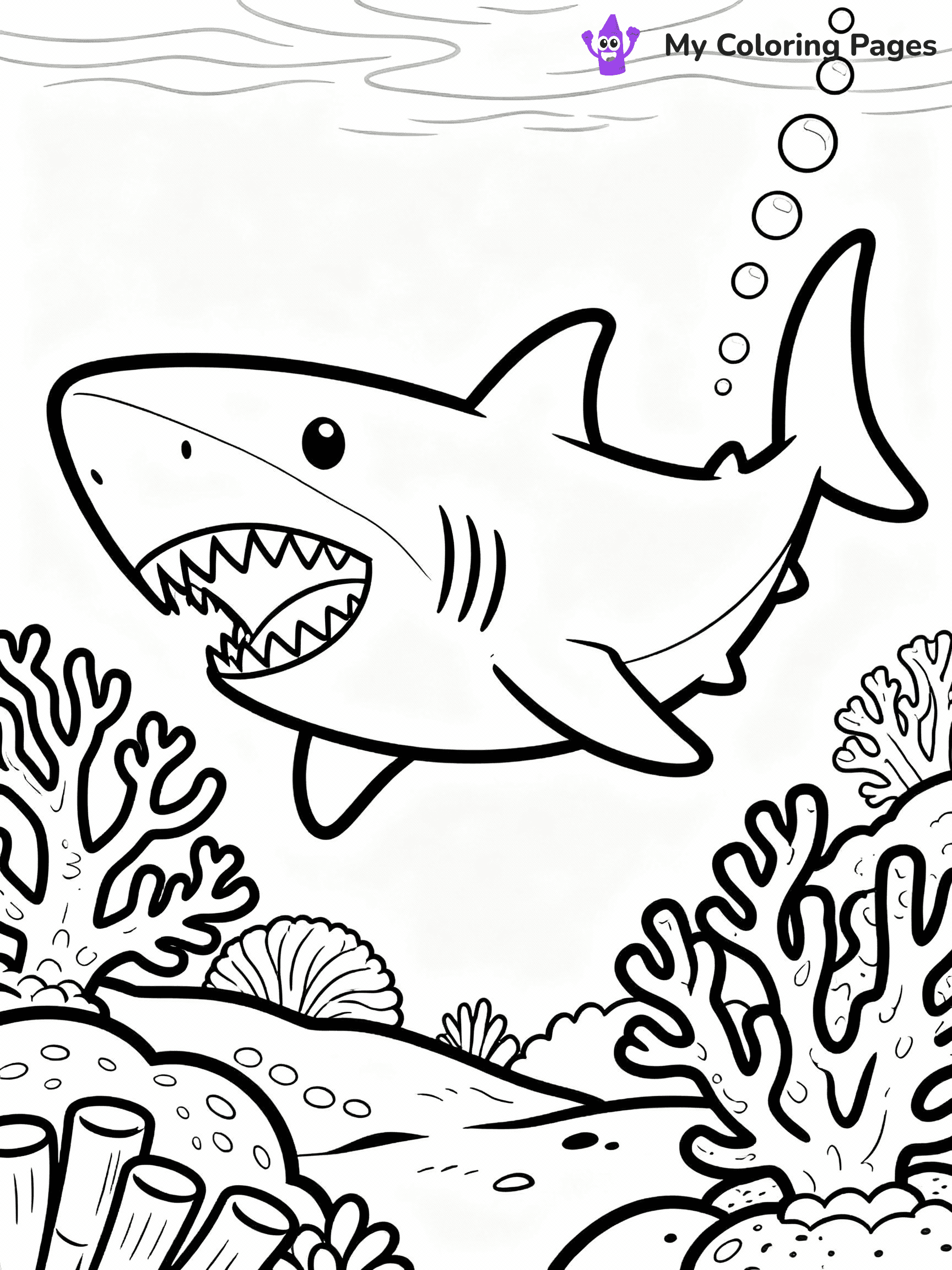 Megalodon Coloring Pages - 21