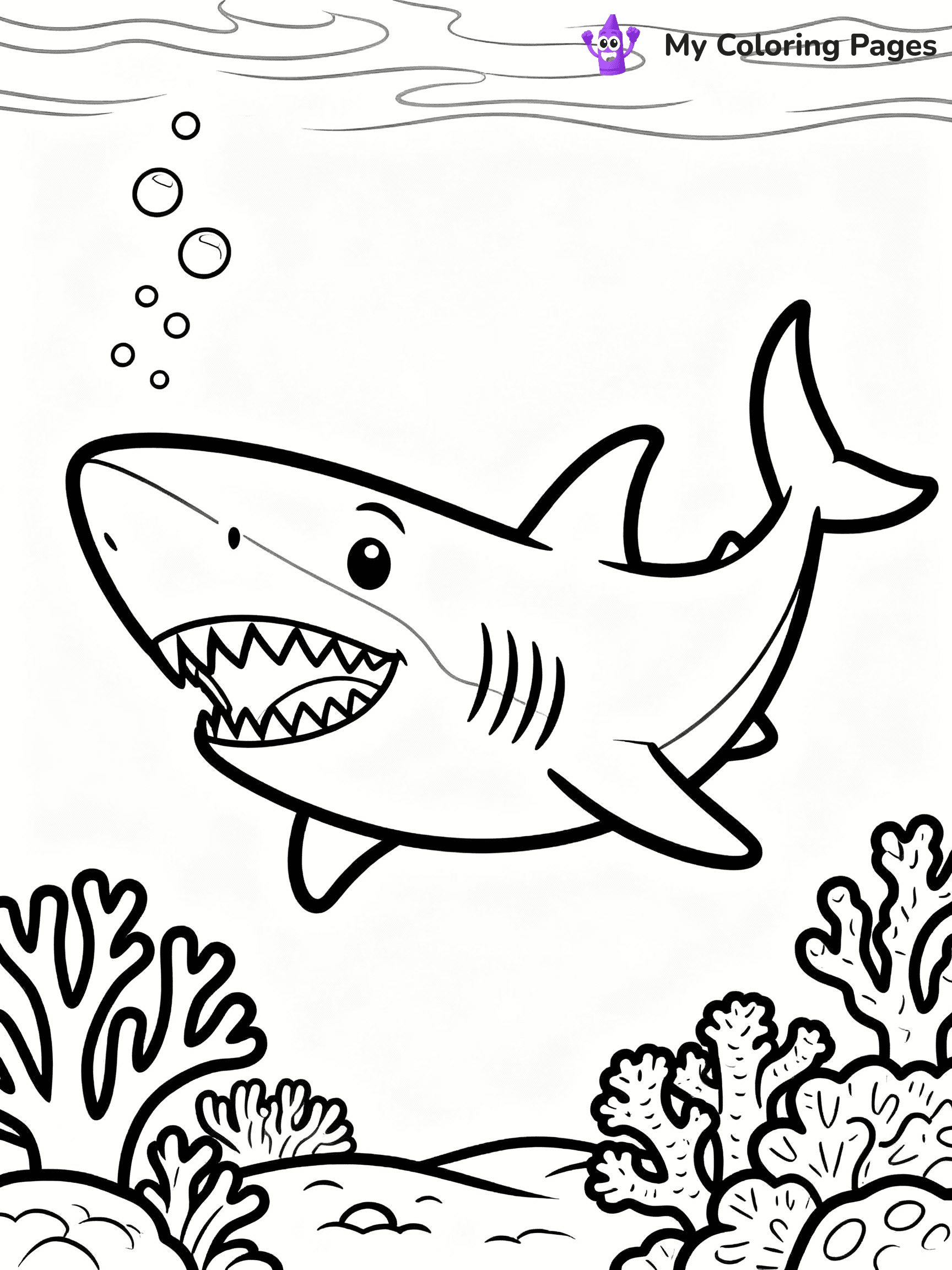 Megalodon Coloring Pages - 20