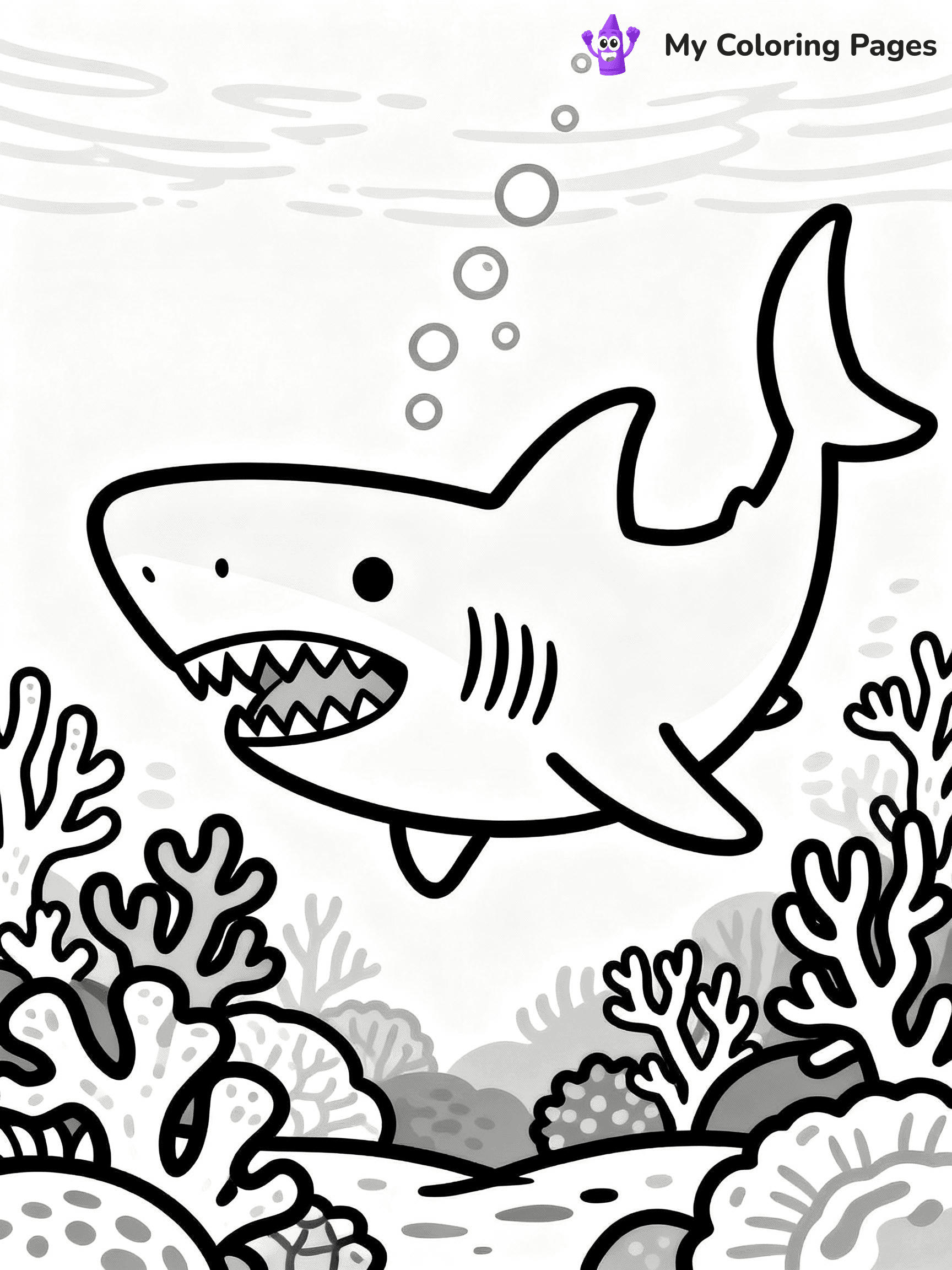 Megalodon Coloring Pages - 19