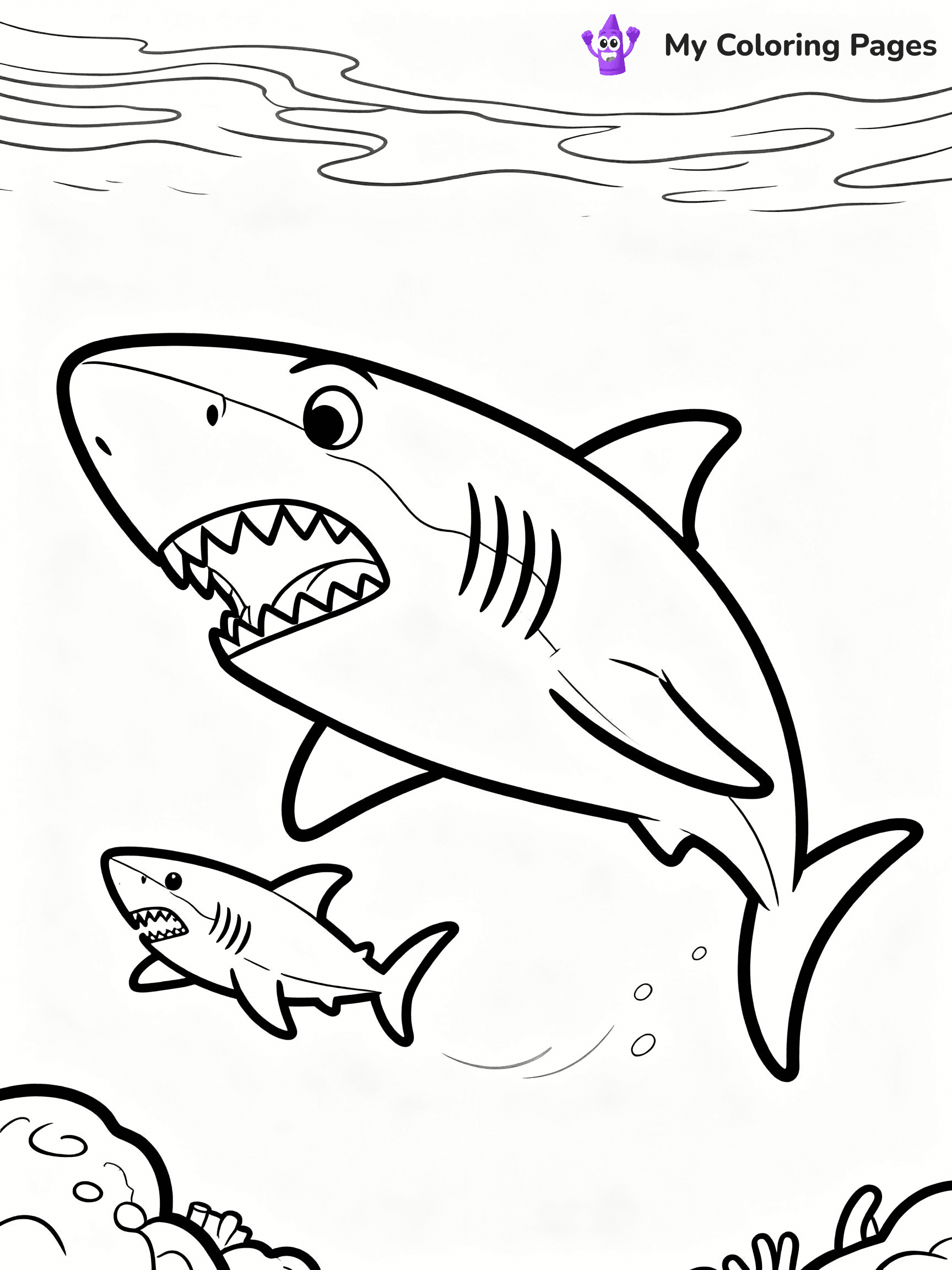 Megalodon Coloring Pages - 17