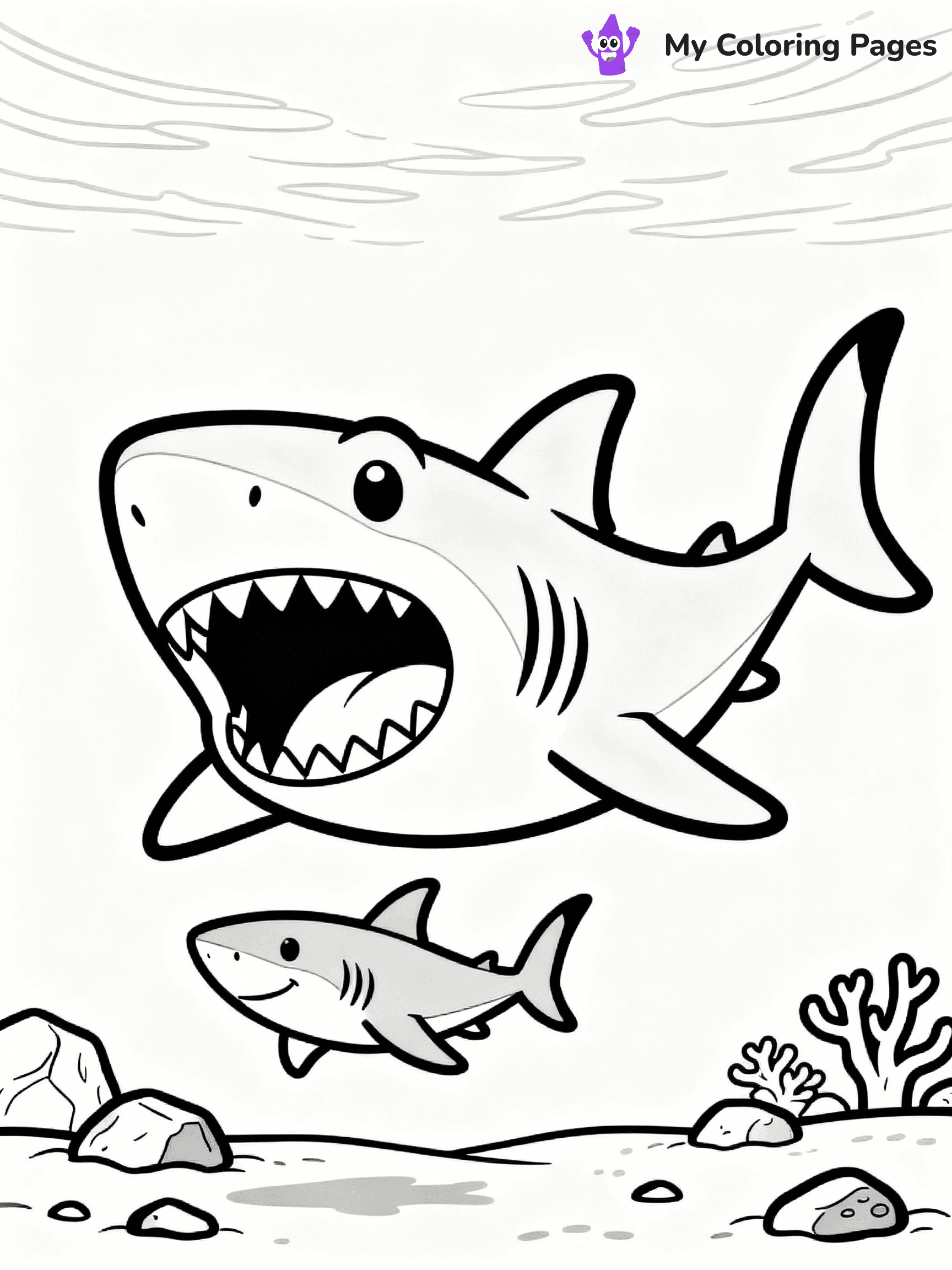 Megalodon Coloring Pages - 15