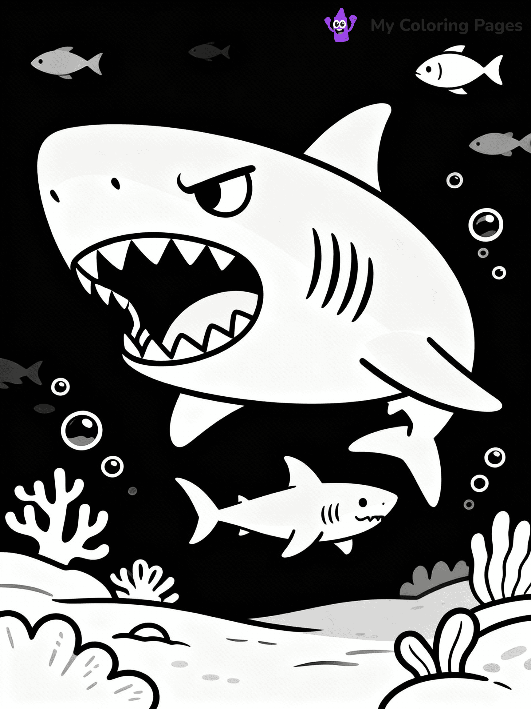 Megalodon Coloring Pages - 13