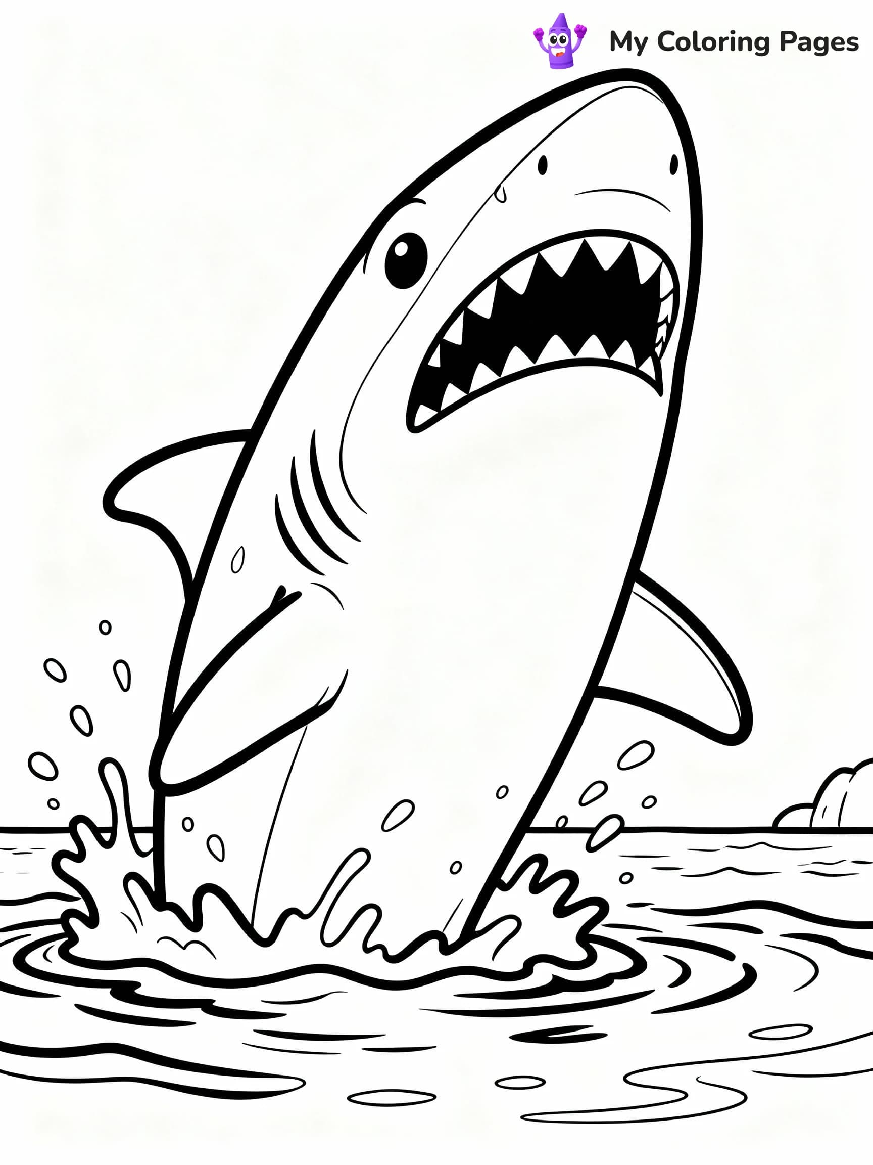 Megalodon Coloring Pages - 12